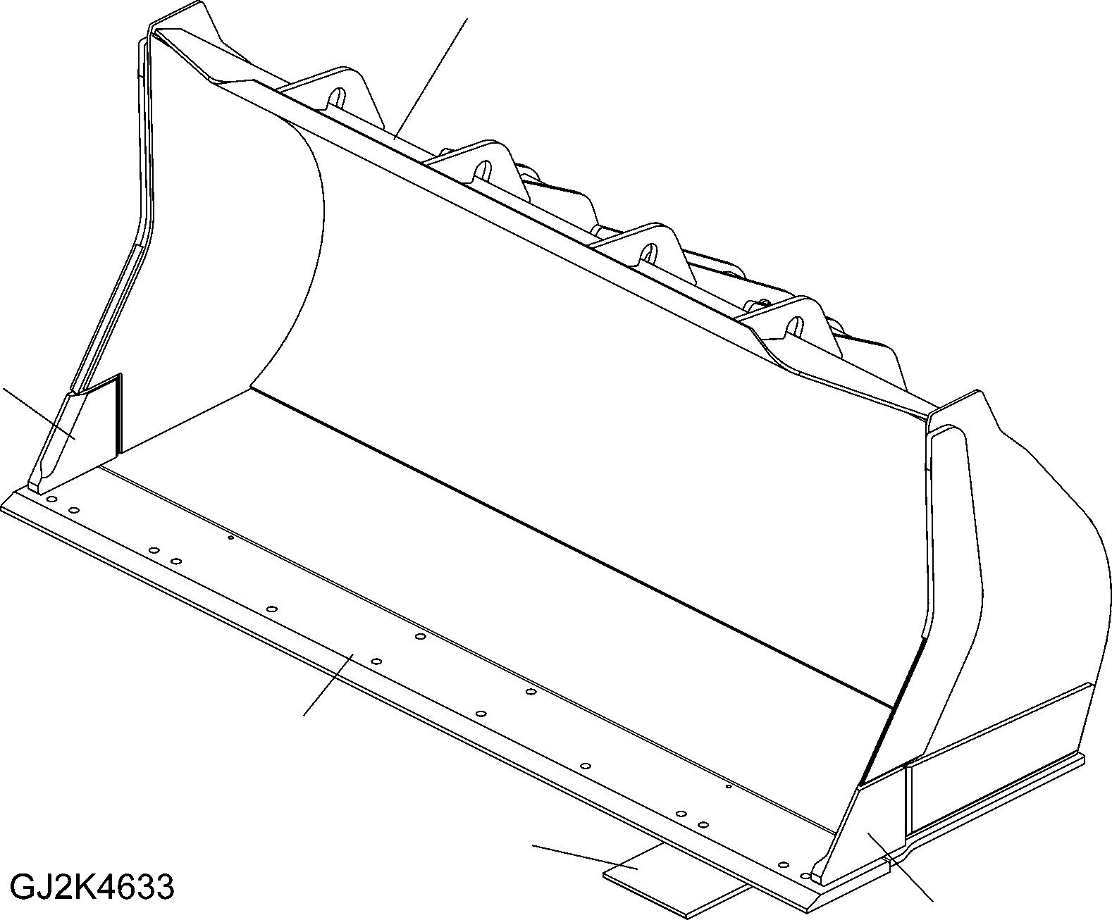 Ковш 423-75-H2D90 KOMATSU