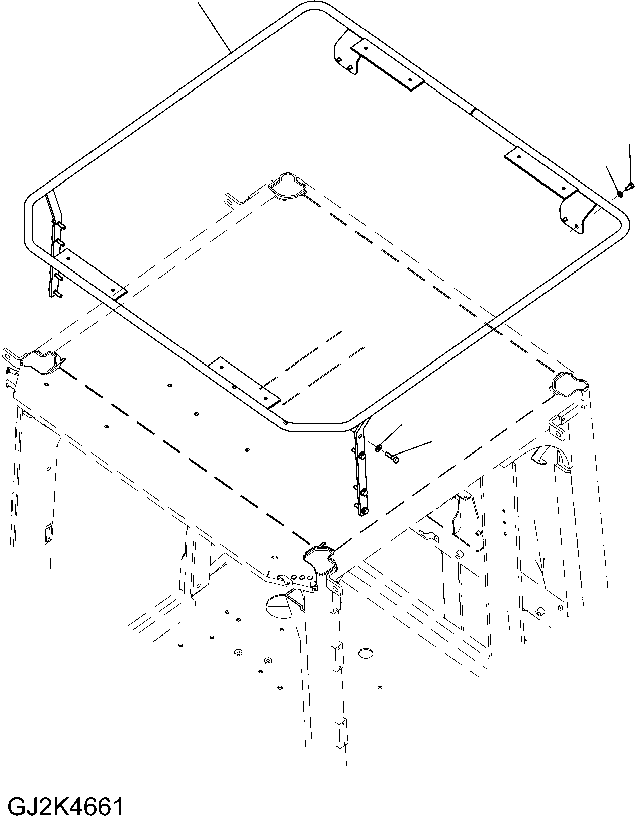 ROOF RAIL 423-56-H1121 KOMATSU
