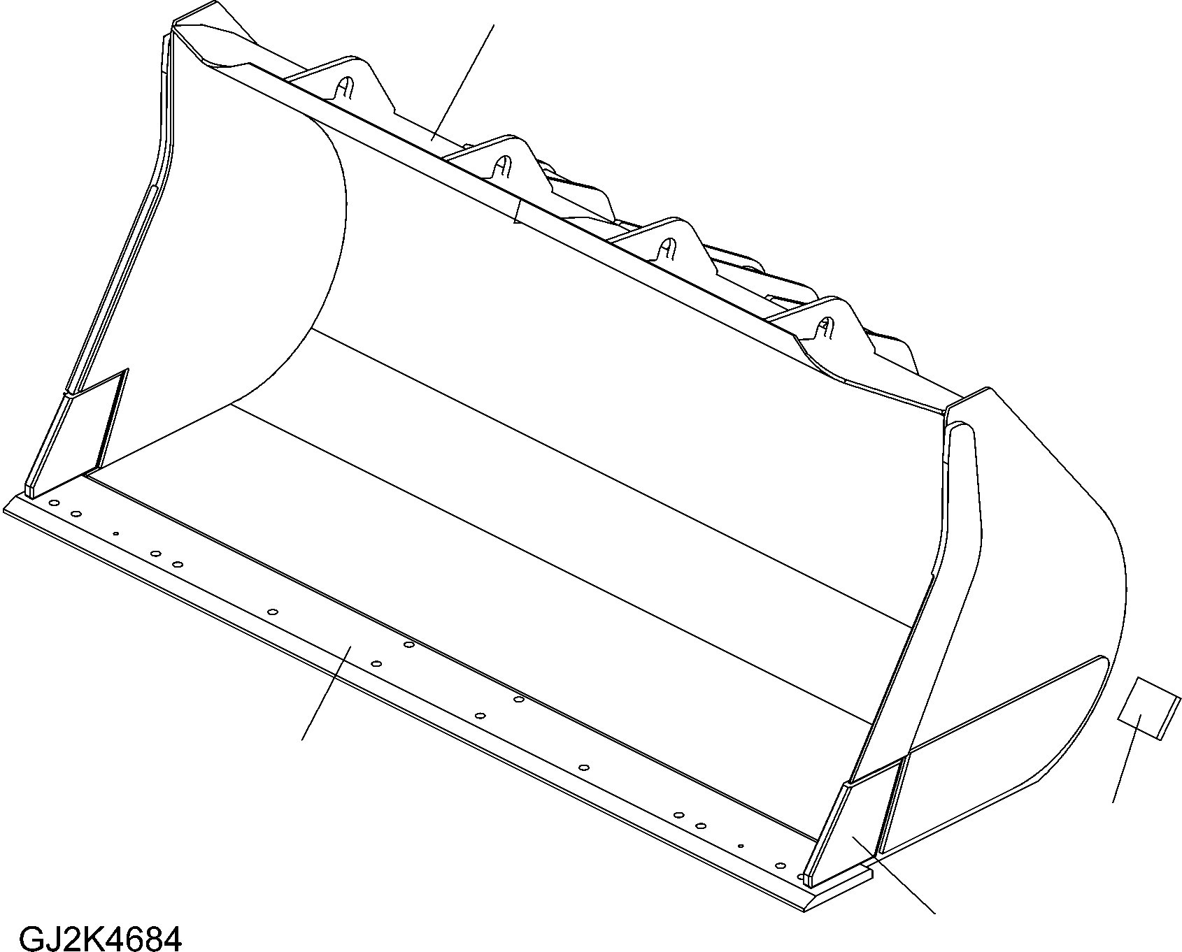 Ковш 423-75-H2D00 KOMATSU