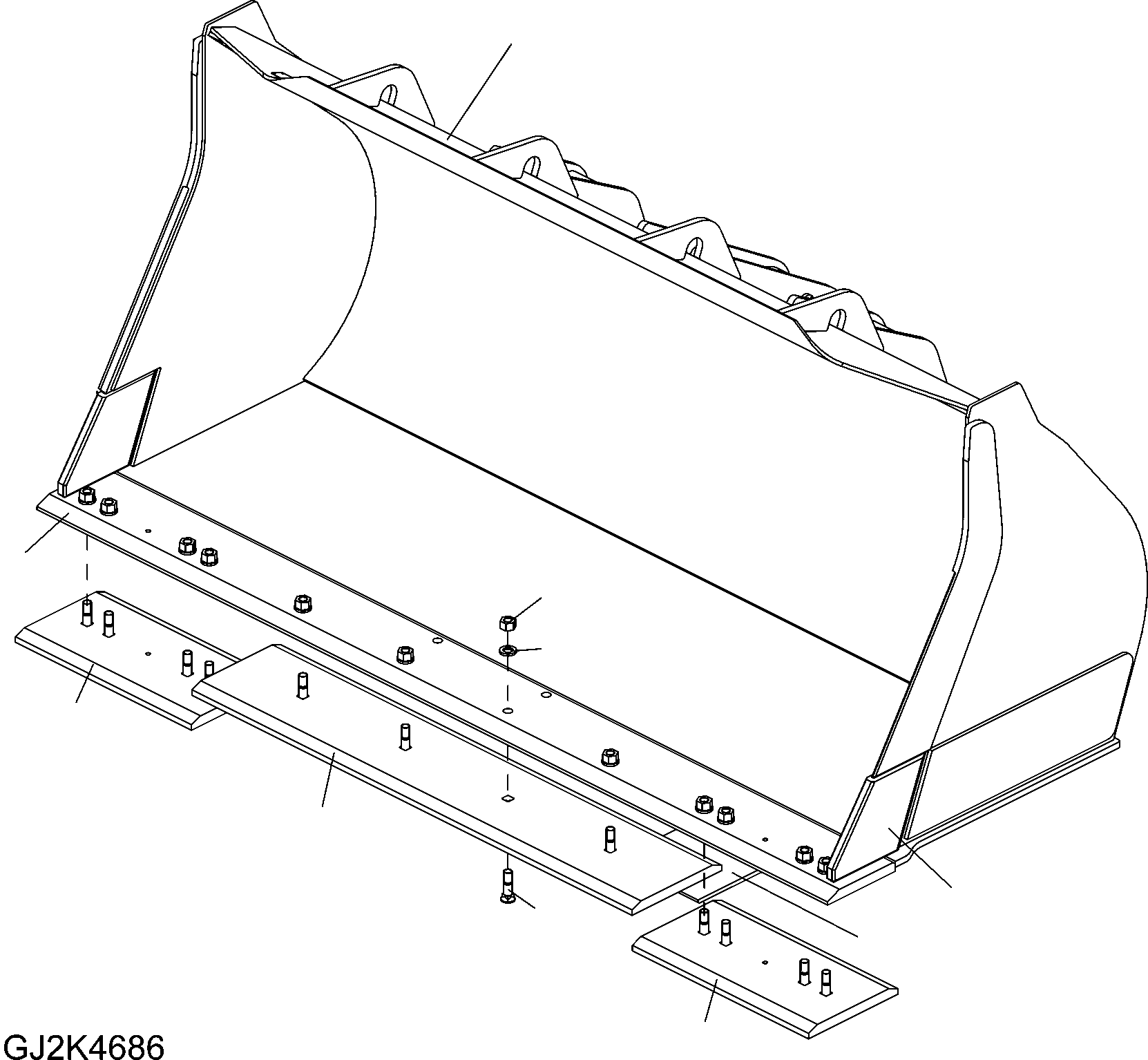 SKID, (WELDED) 423-75-H2G70 KOMATSU