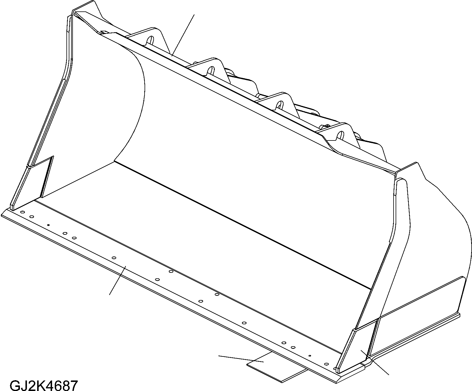Ковш 423-75-H2D30 KOMATSU