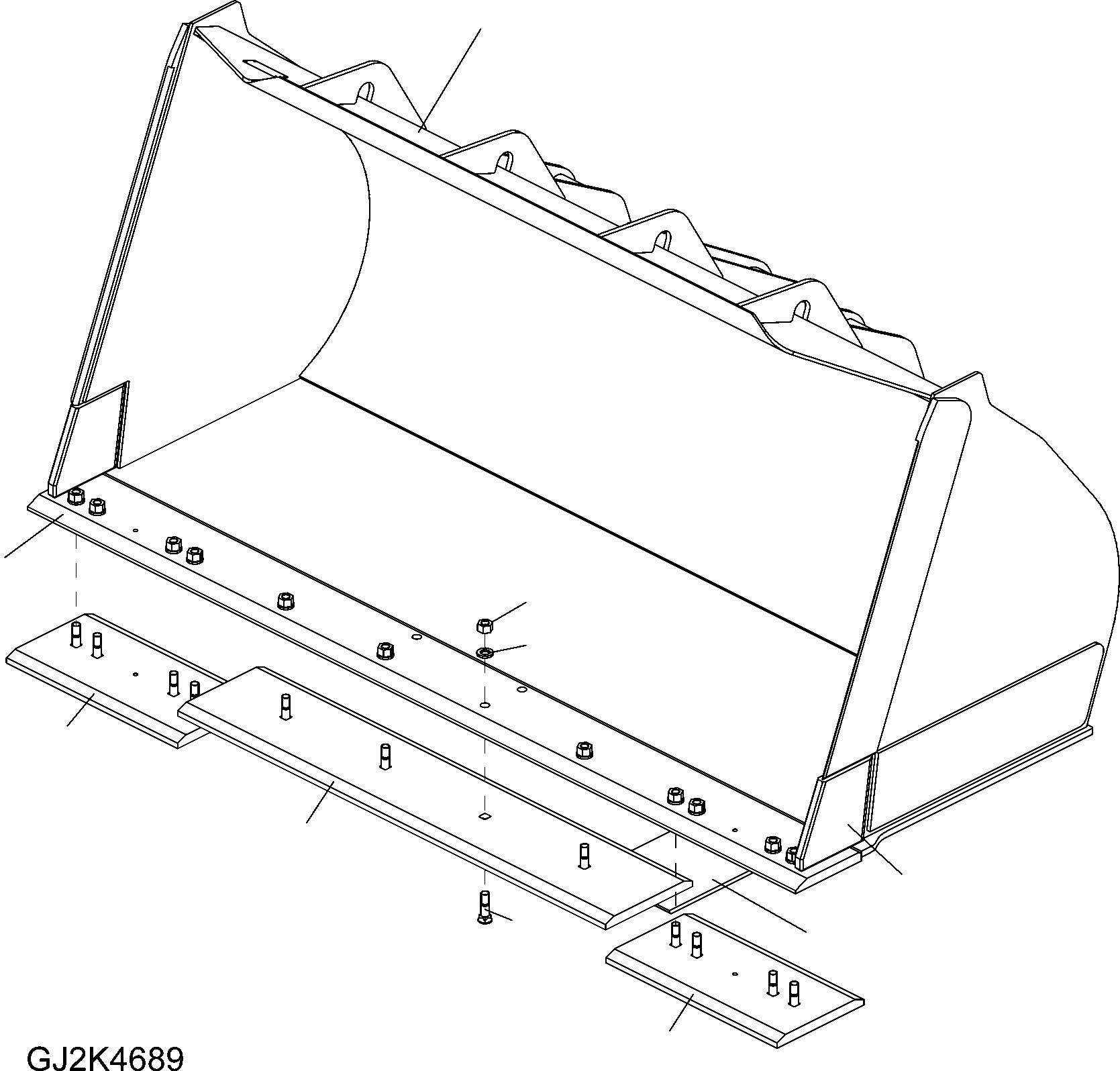 SKID, (WELDED) 423-75-H2G80 KOMATSU