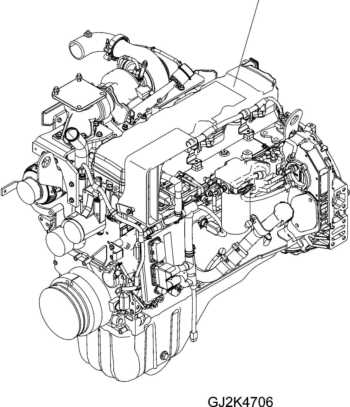 ENGINE, SAA6D107E-6 6754-D0-HH10 KOMATSU