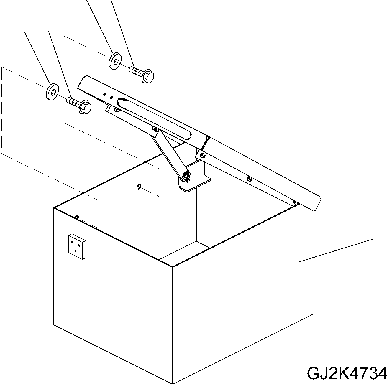 TOOL BOX 419-98-H2130 KOMATSU