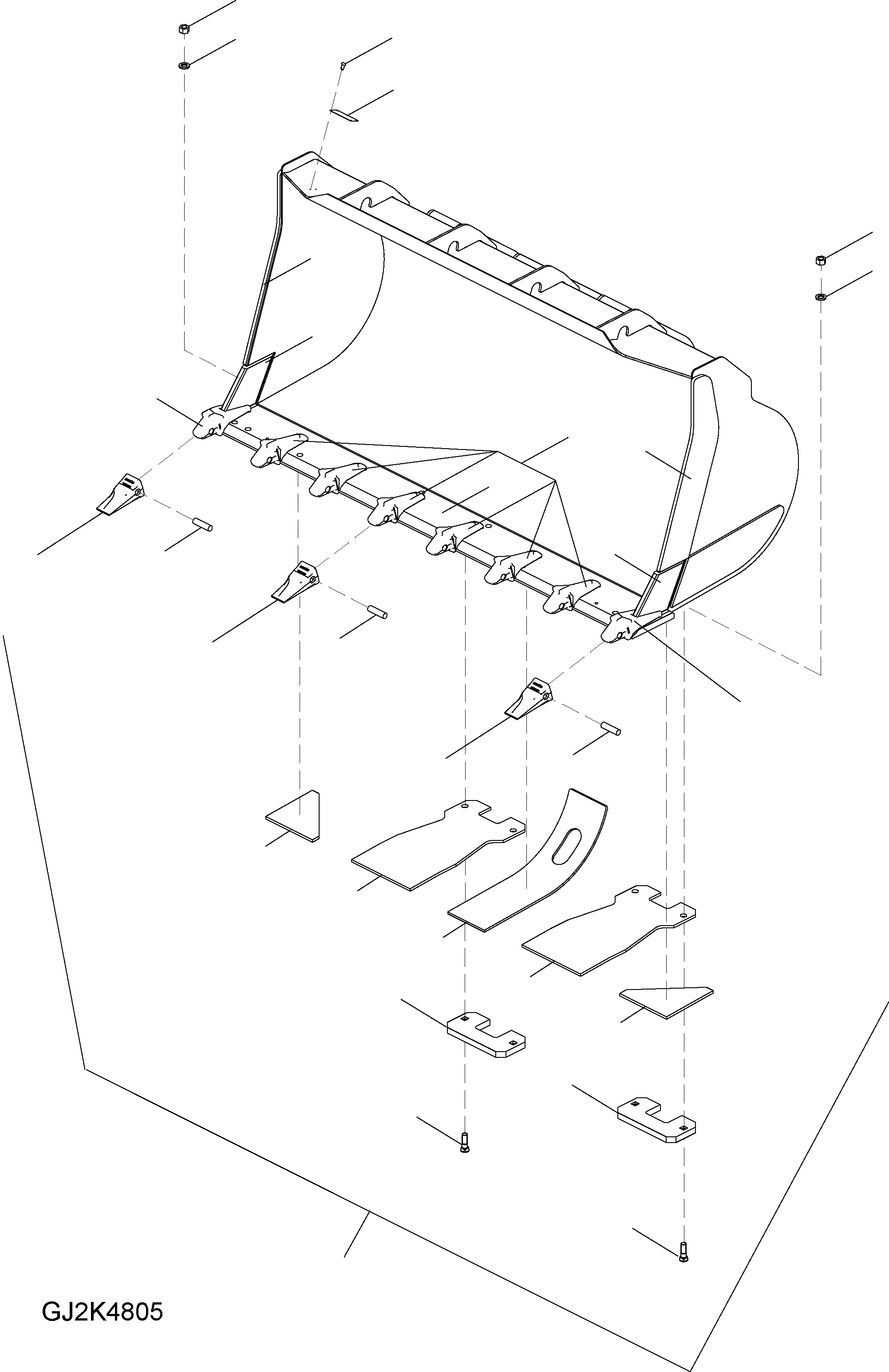 EDGE, (WELDED) 417-73-H2A00 KOMATSU
