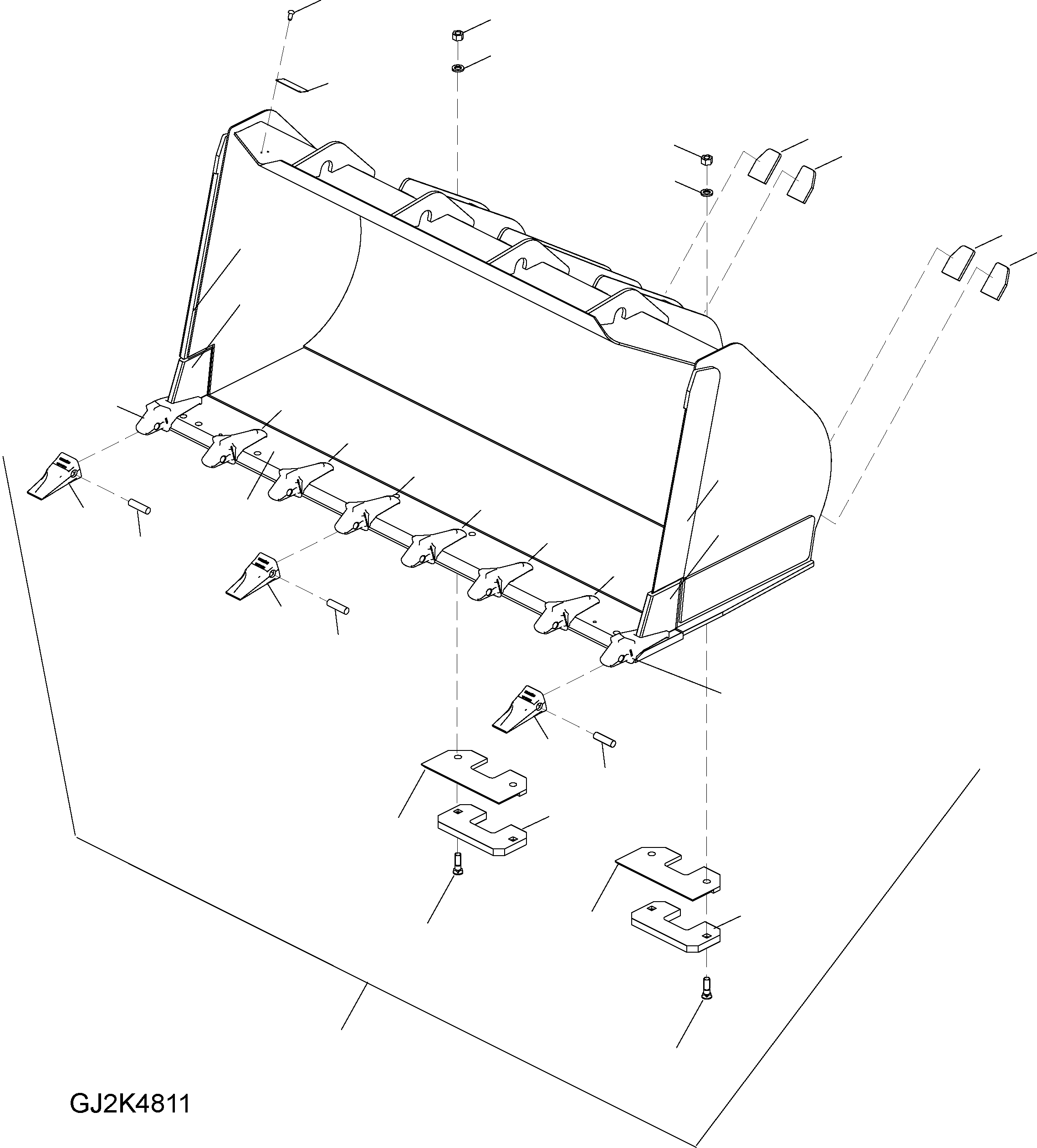 PLATE, (WELDED) 417-73-H2B30 KOMATSU