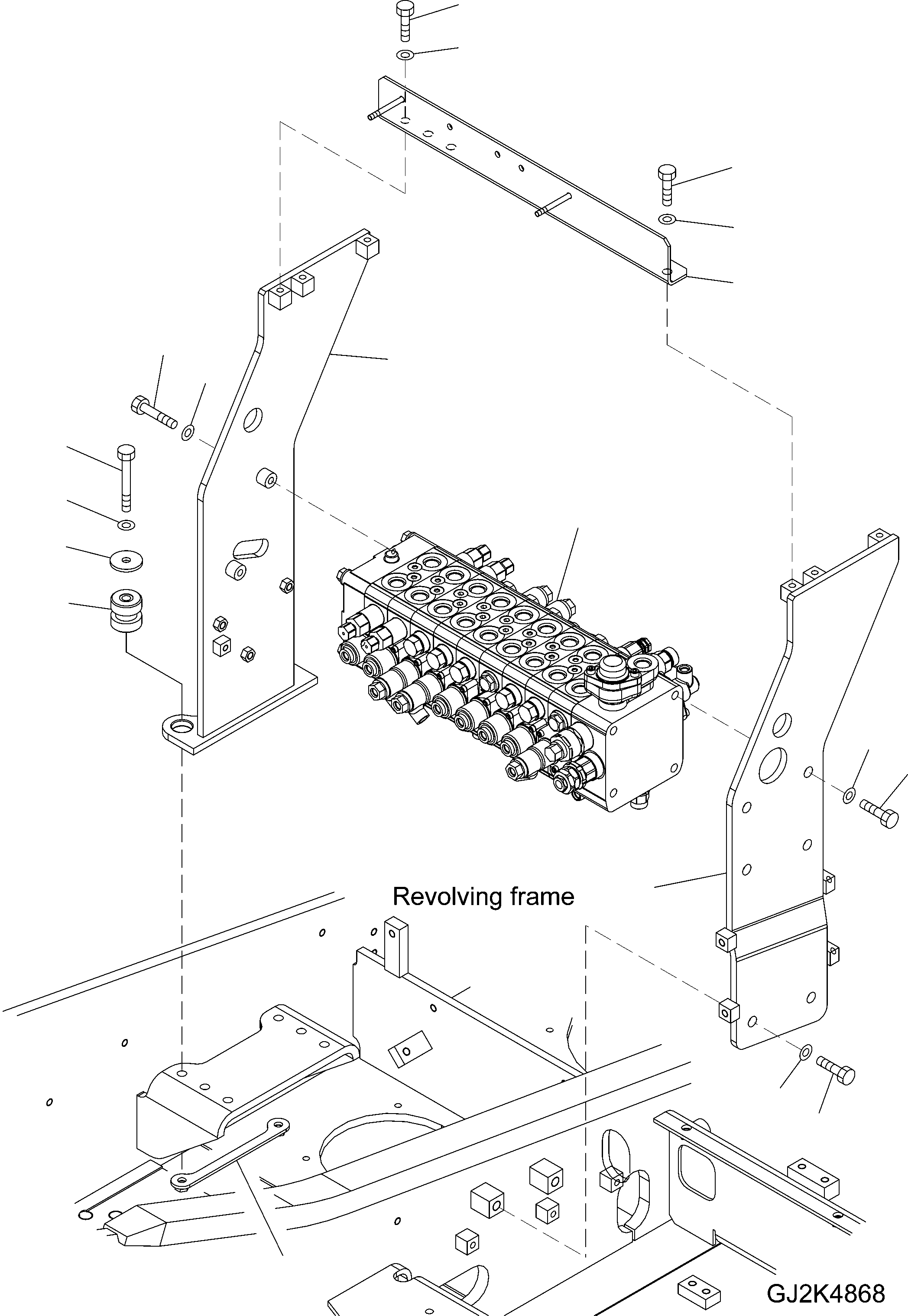 BRACKET, WITHOUT AUTO GREASE 20J-62-32712 KOMATSU