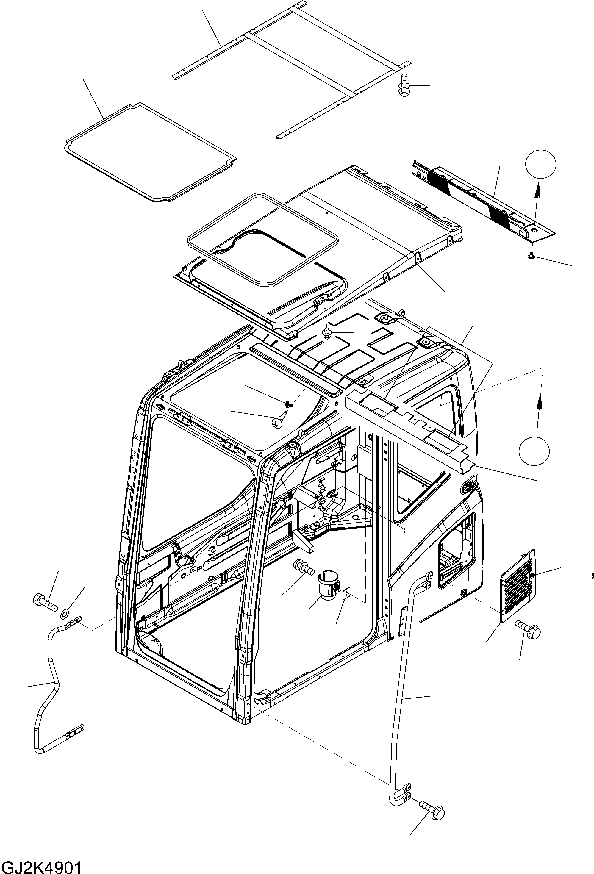 Рукоятка-захват 20G-54-33860 KOMATSU