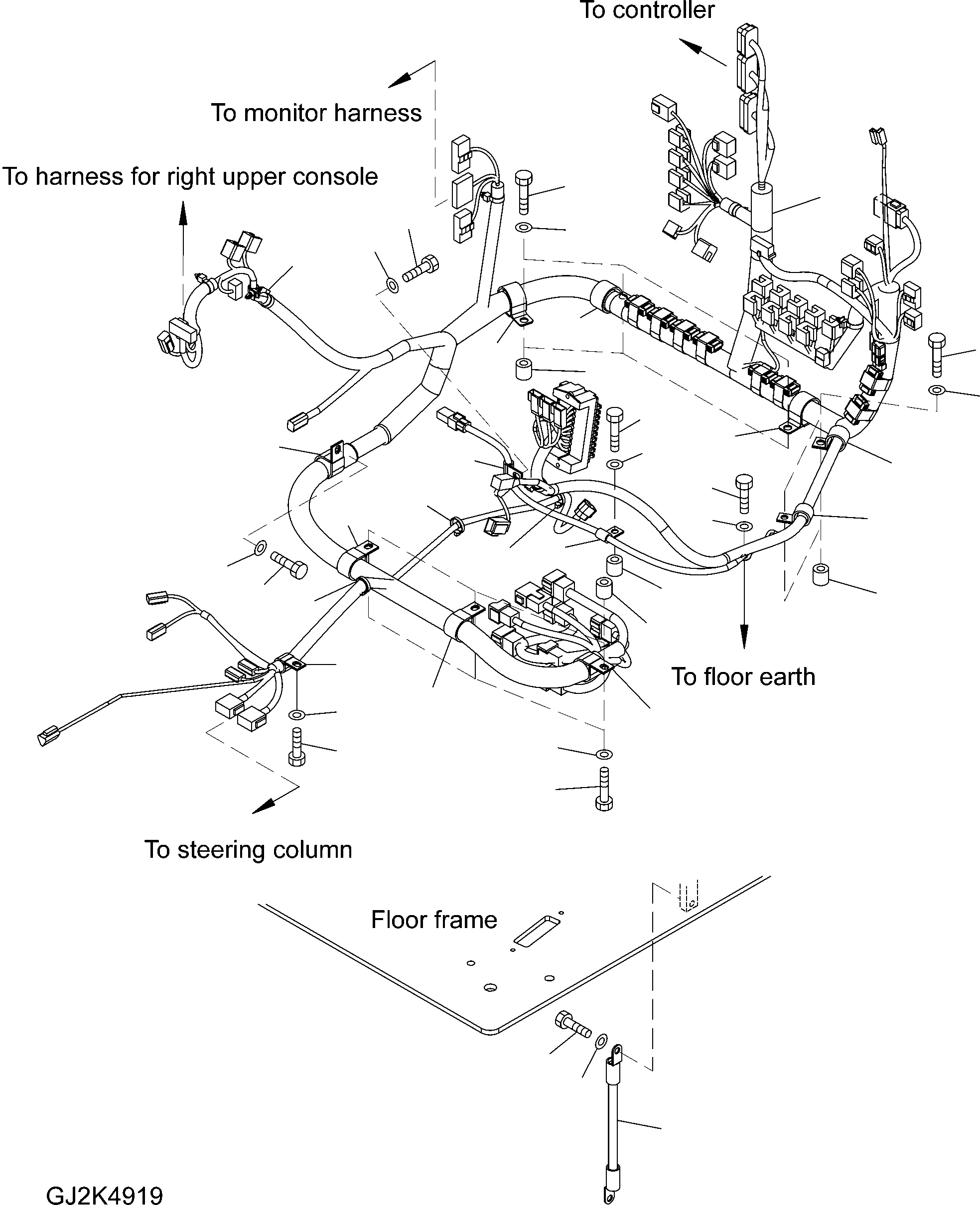 Жгут проводов 20E-06-31112 KOMATSU