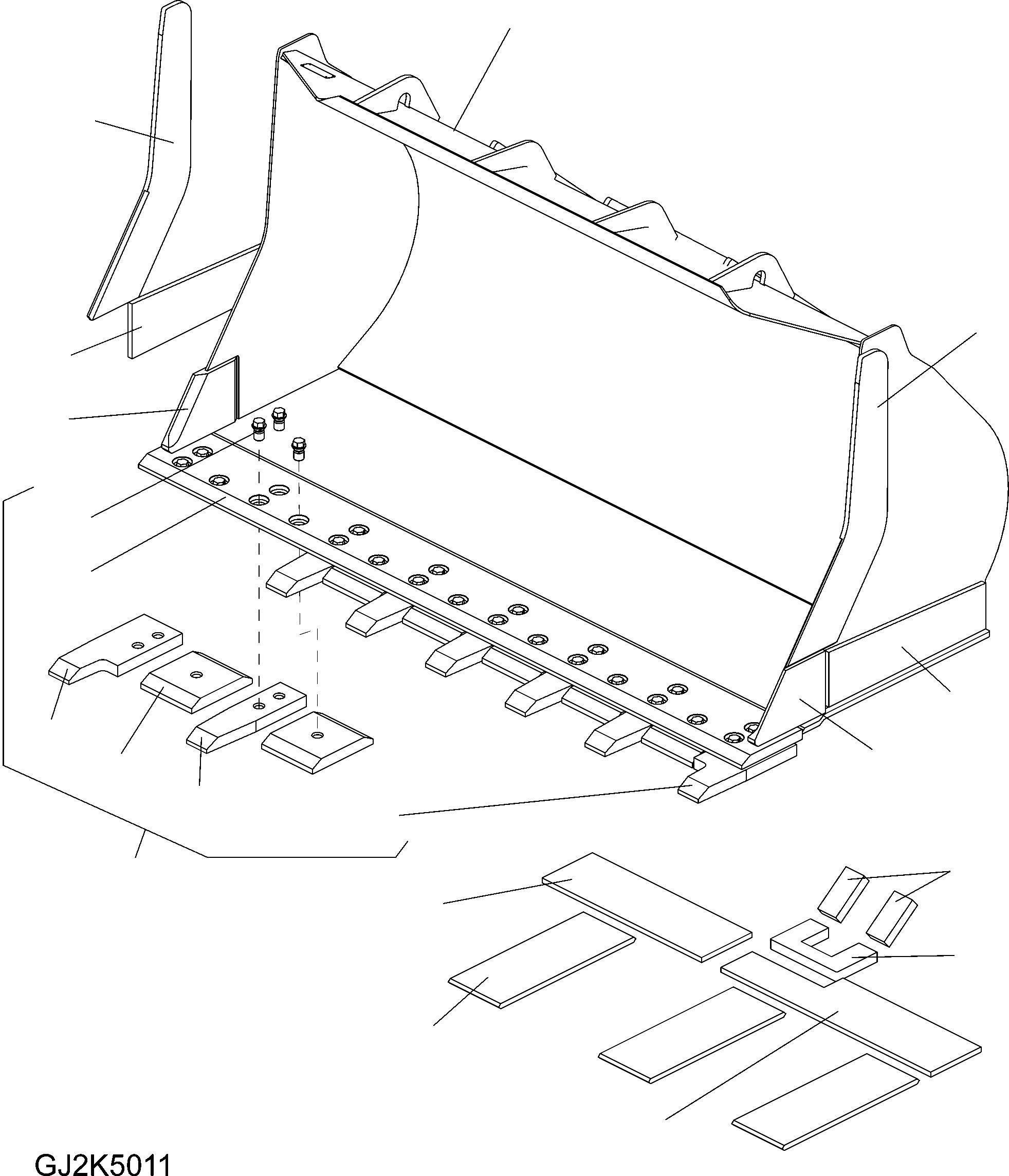 Болт 421-75-H2450 KOMATSU