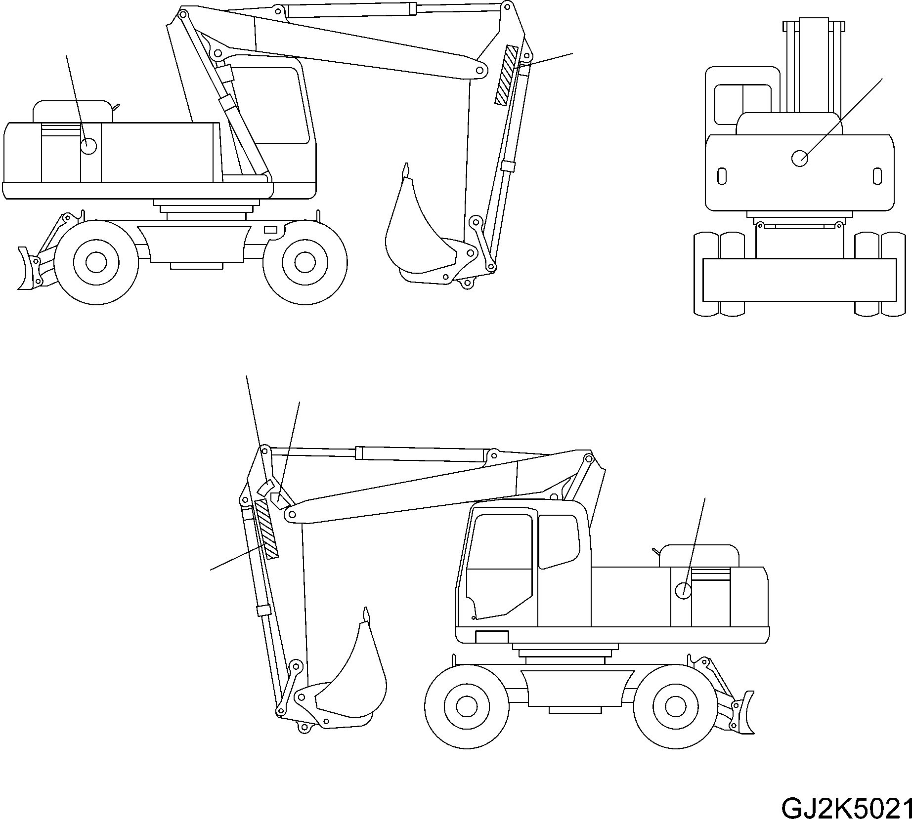 Decal, Red/White, R.H. 20E-00-K1610 KOMATSU