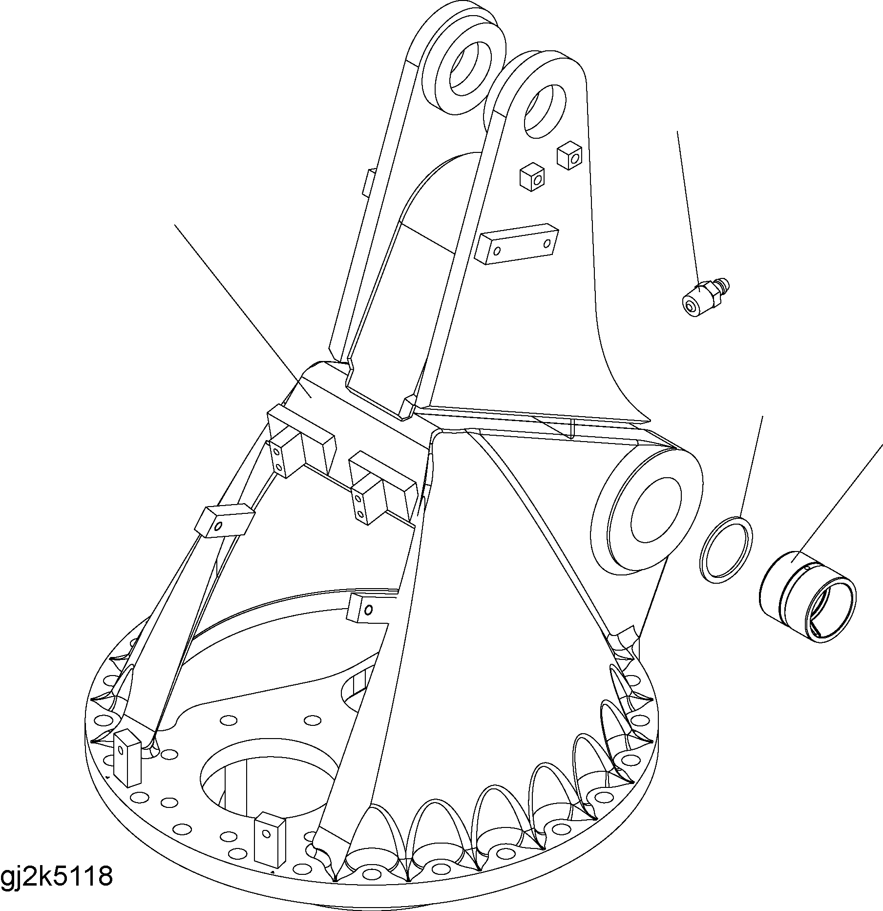 LOWER ARM 20G-966-3232 KOMATSU
