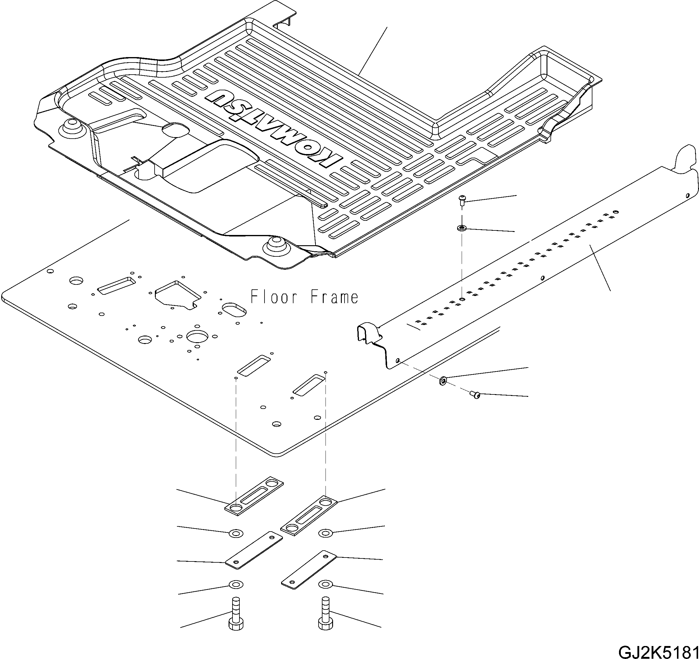 FLOORMAT 20E-54-31770 KOMATSU