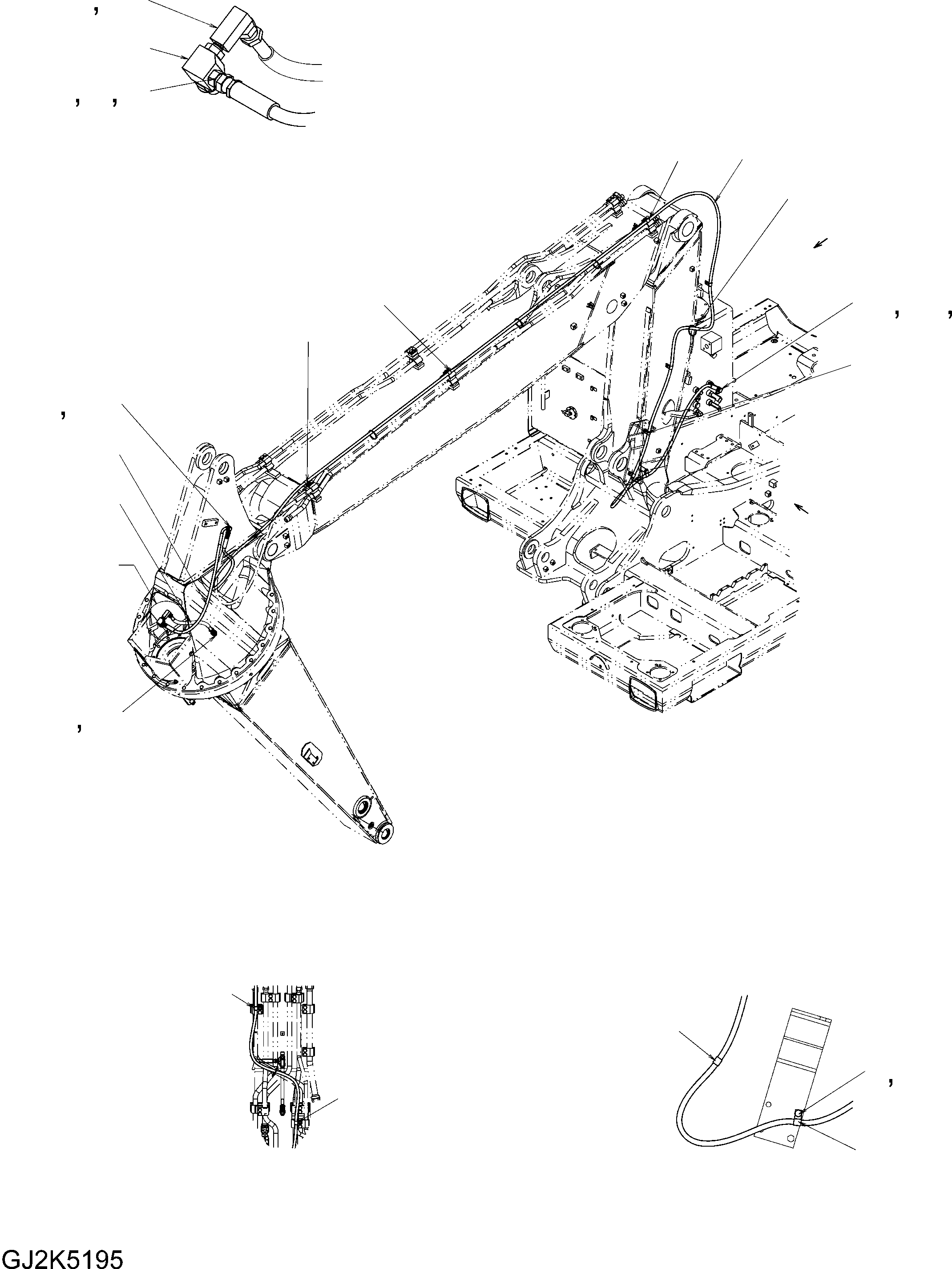 Шланг 07103-20306 KOMATSU