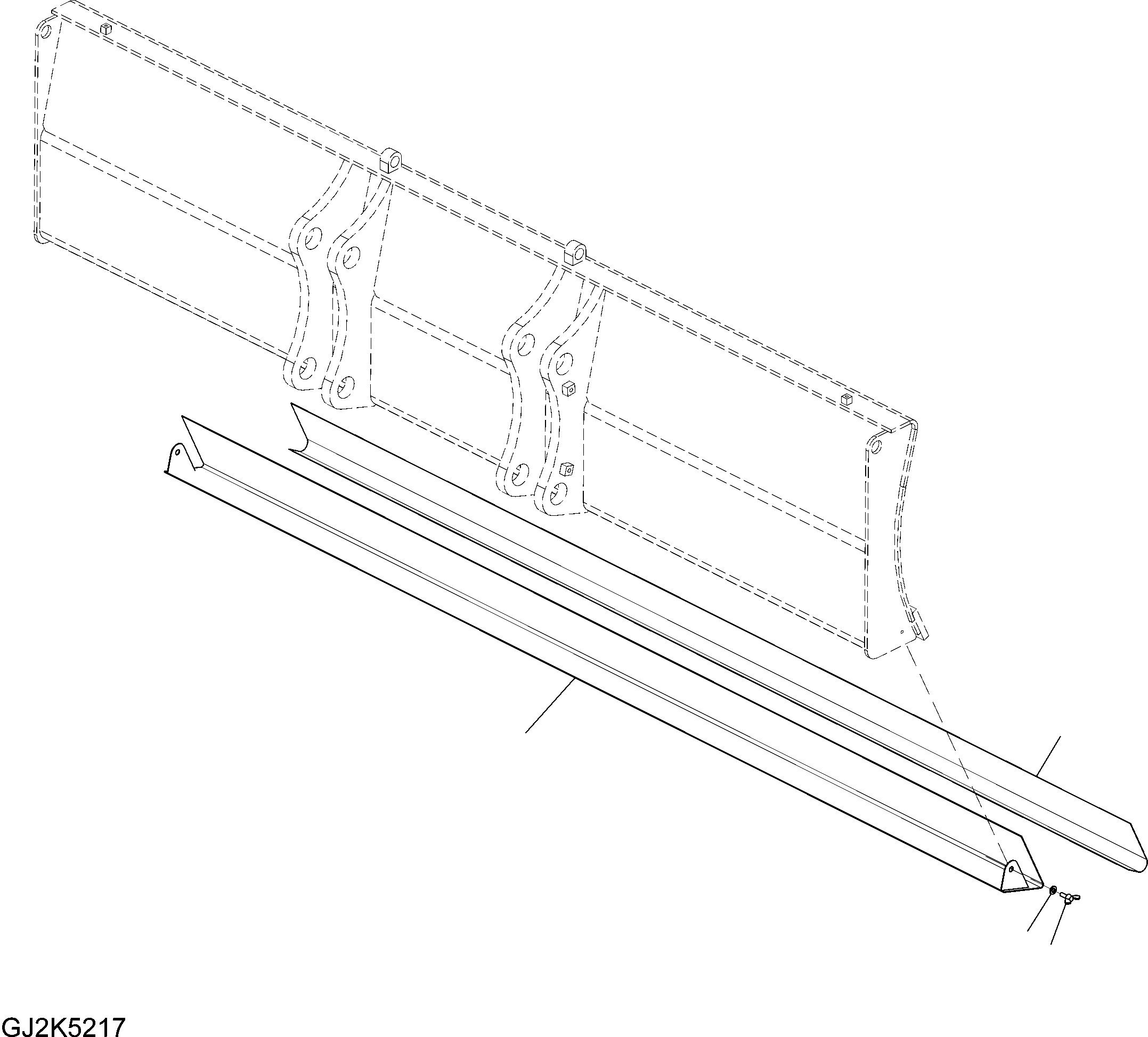 Blade, Guard 20G-910-3311 KOMATSU