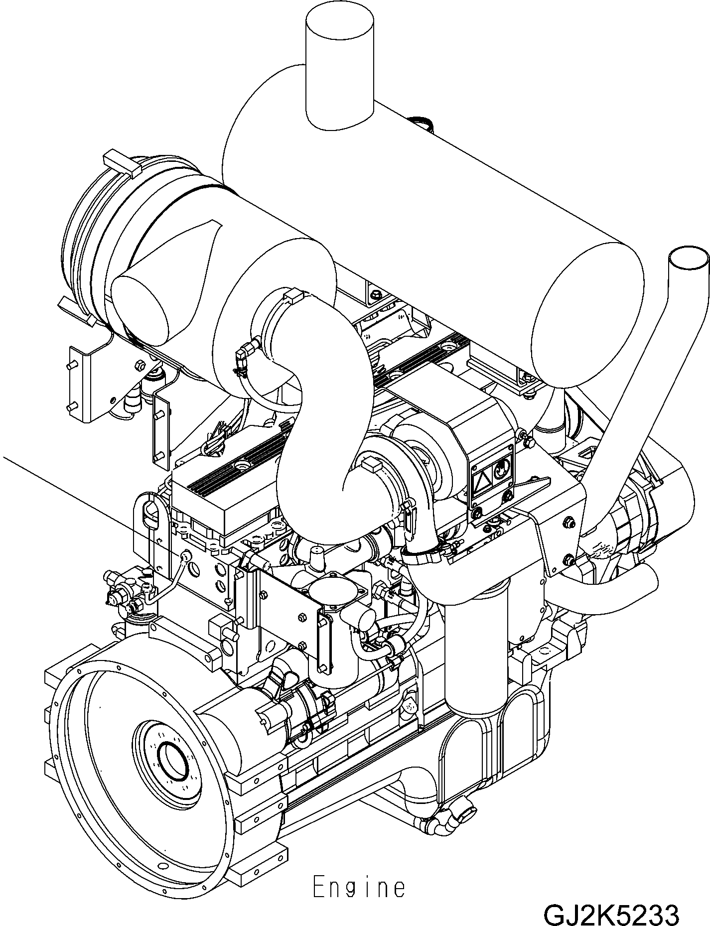 ENGINE ASSEMBLY 6745-C0-HH30 KOMATSU