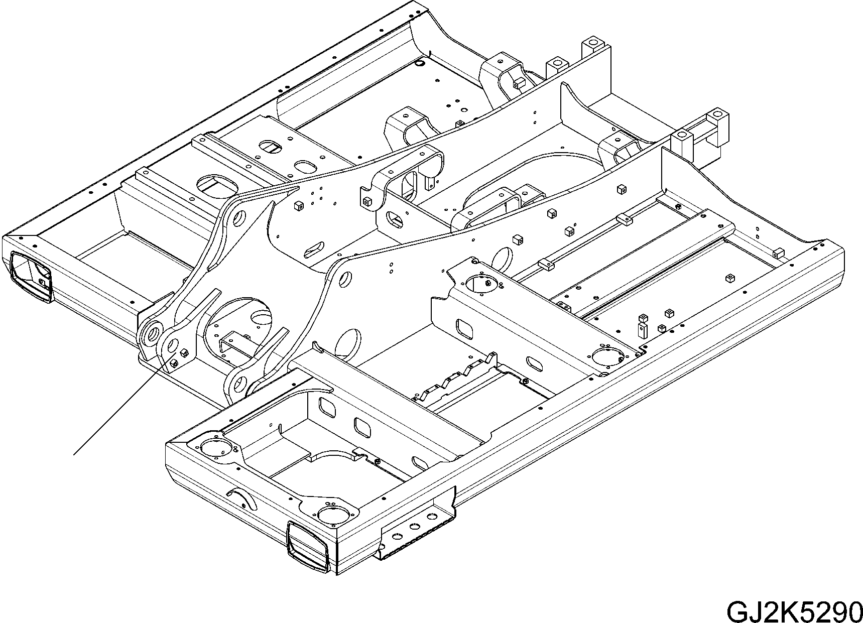 REVOLVING FRAME 20E-46-H2111 KOMATSU