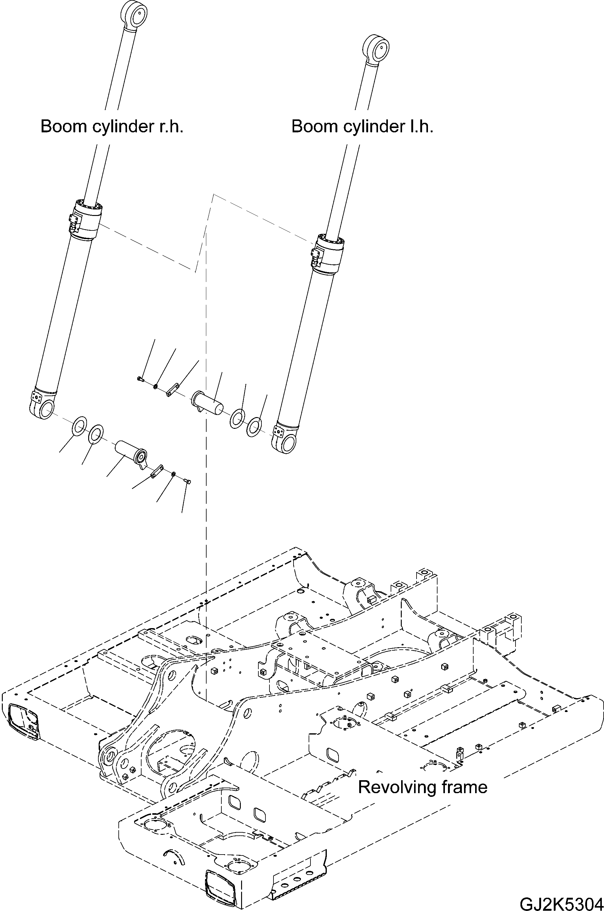 Палец 21P-70-K1630 KOMATSU