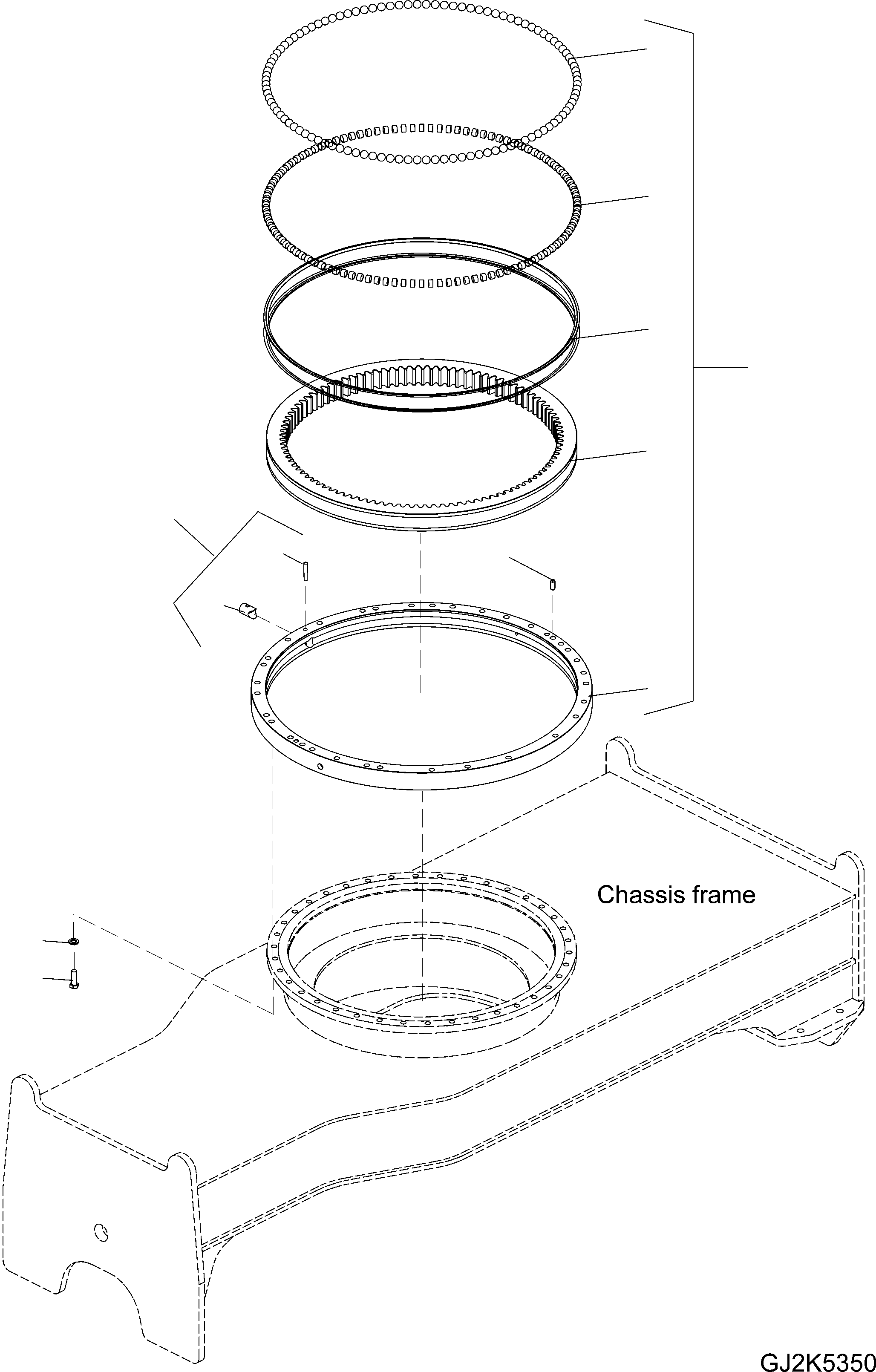 SEPARATOR 203-25-41380 KOMATSU