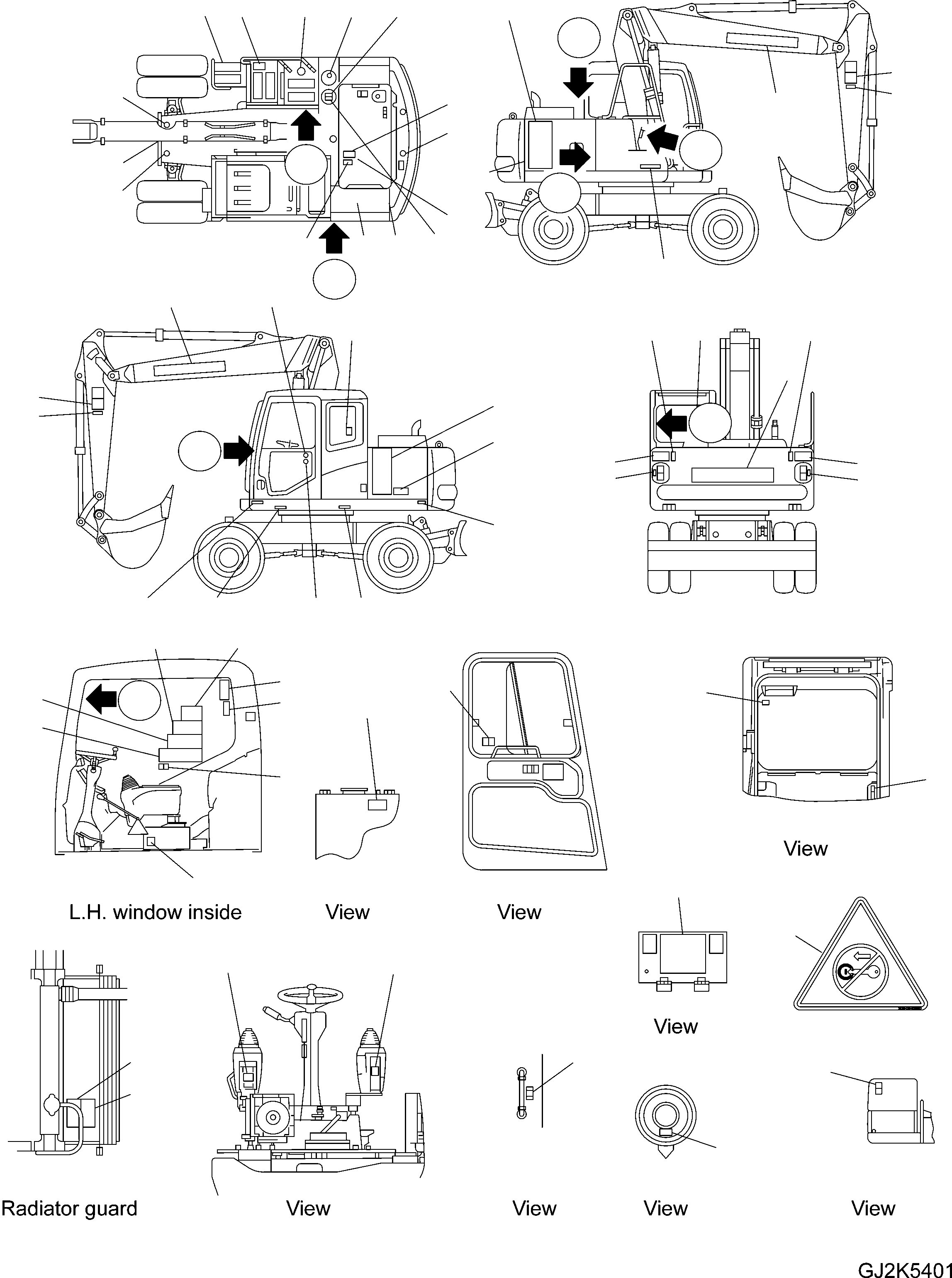 FUSE DECAL 20J-00-11320 KOMATSU