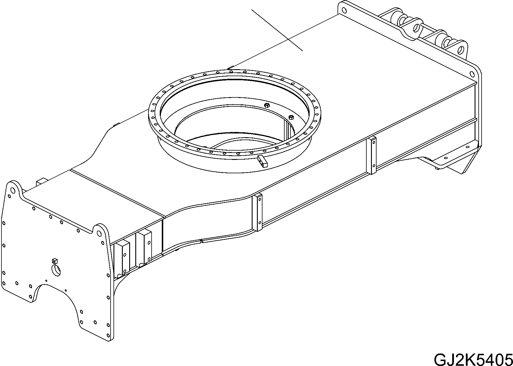 CHASSIS ASSEMBLY 20E-47-32001 KOMATSU