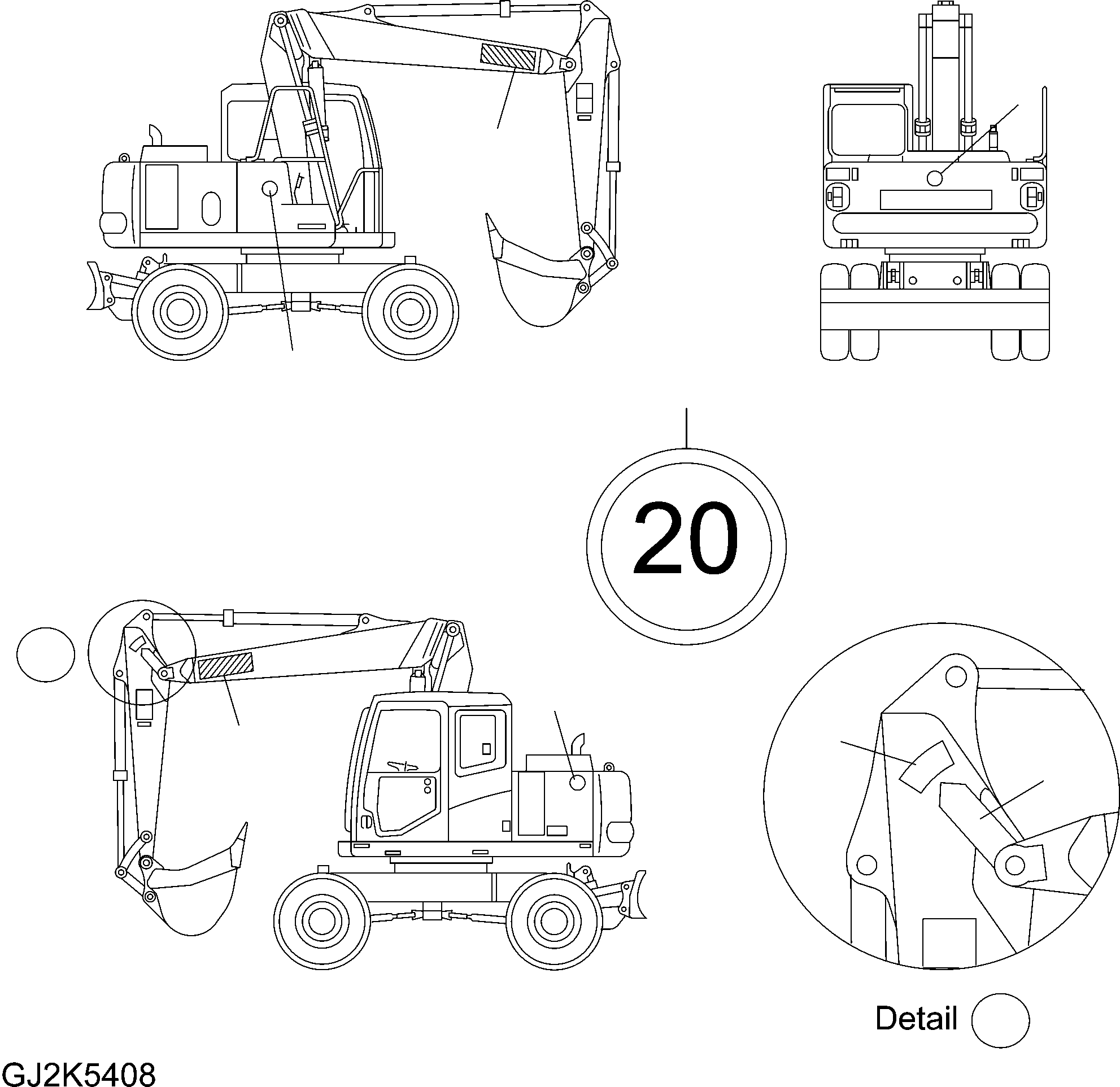 POINTER PLATE 20E-70-31840 KOMATSU
