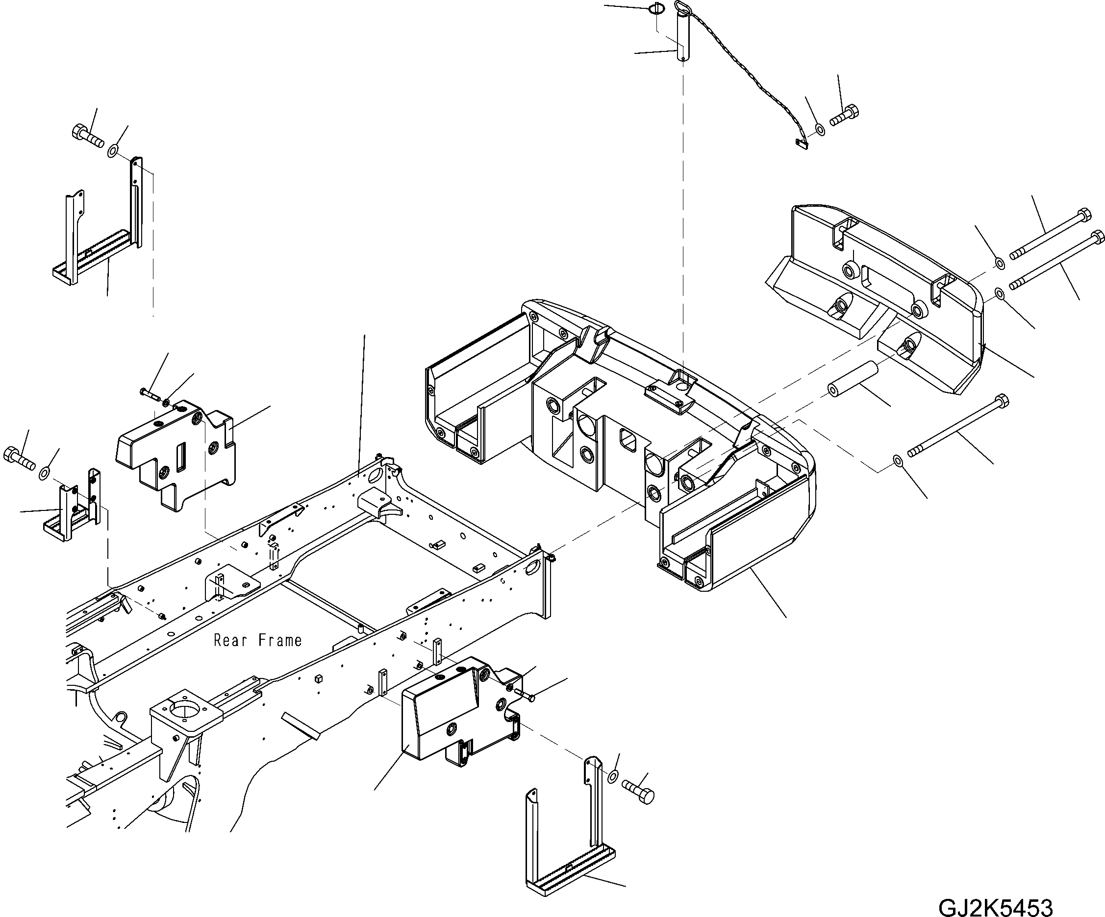 FRAME REWORK 424-974-H140 KOMATSU