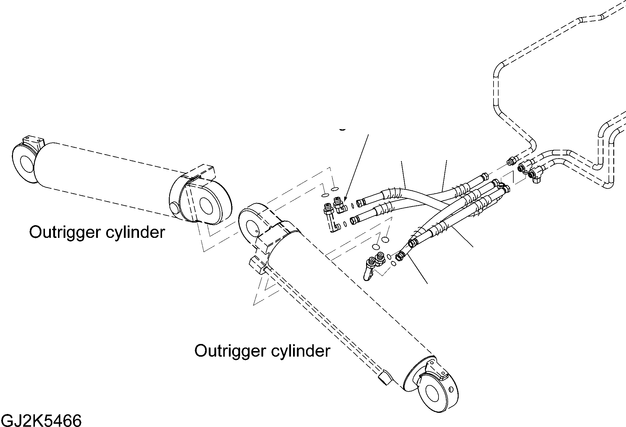 Шланг 02777-203A5 KOMATSU