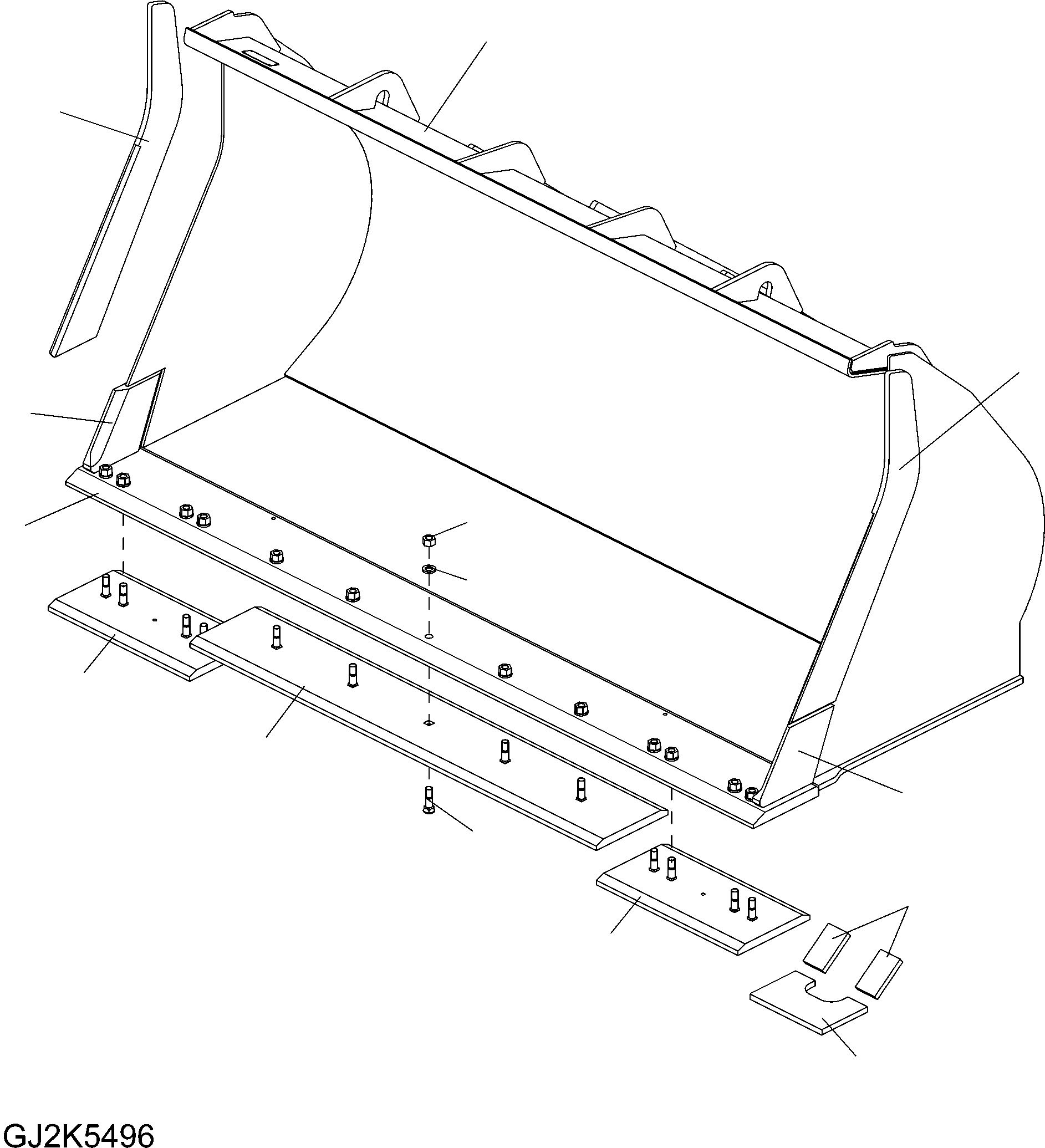 Ковш 423-72-H2150 KOMATSU