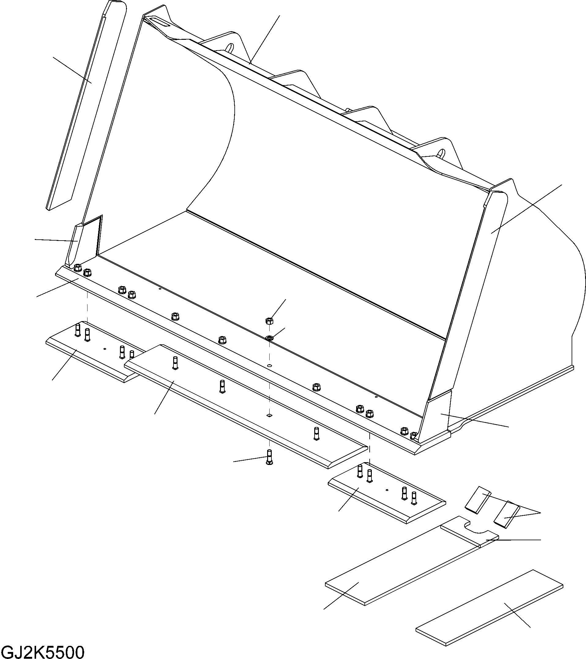 Ковш 423-72-H2180 KOMATSU