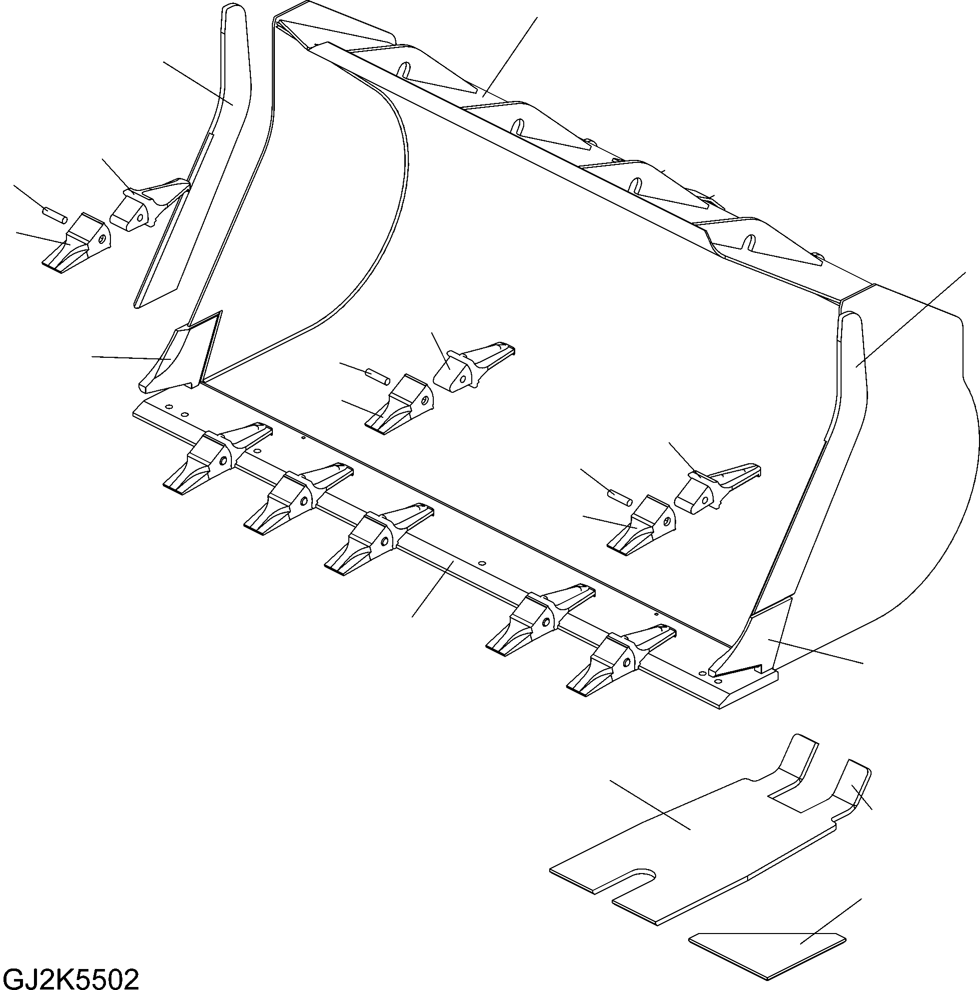 Ковш 423-72-H2110 KOMATSU