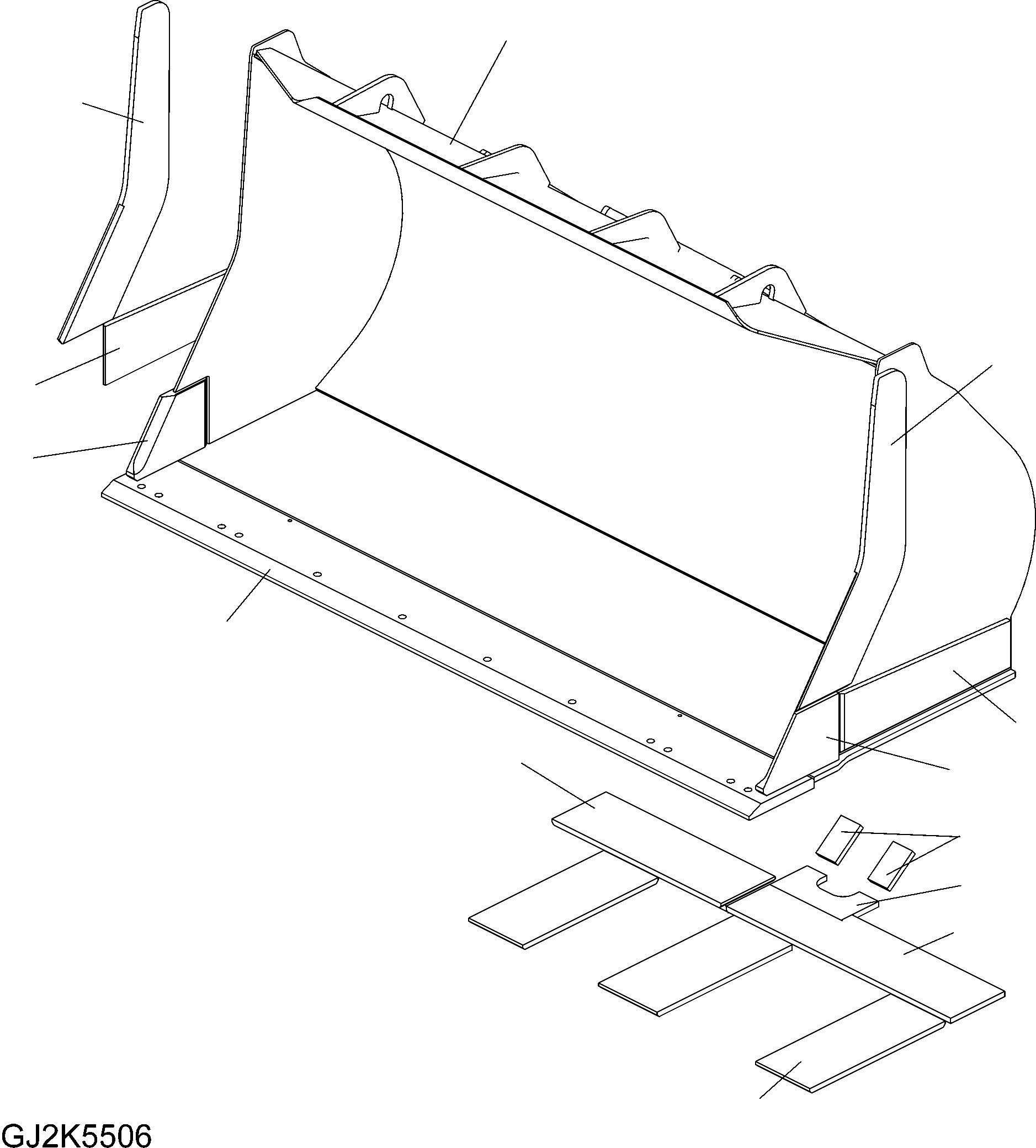 Ковш 423-72-H2190 KOMATSU
