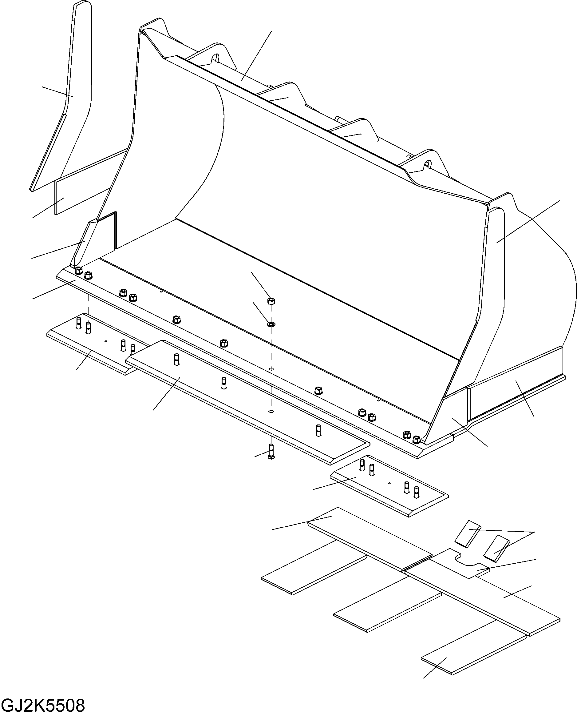 Ковш 423-72-H2210 KOMATSU