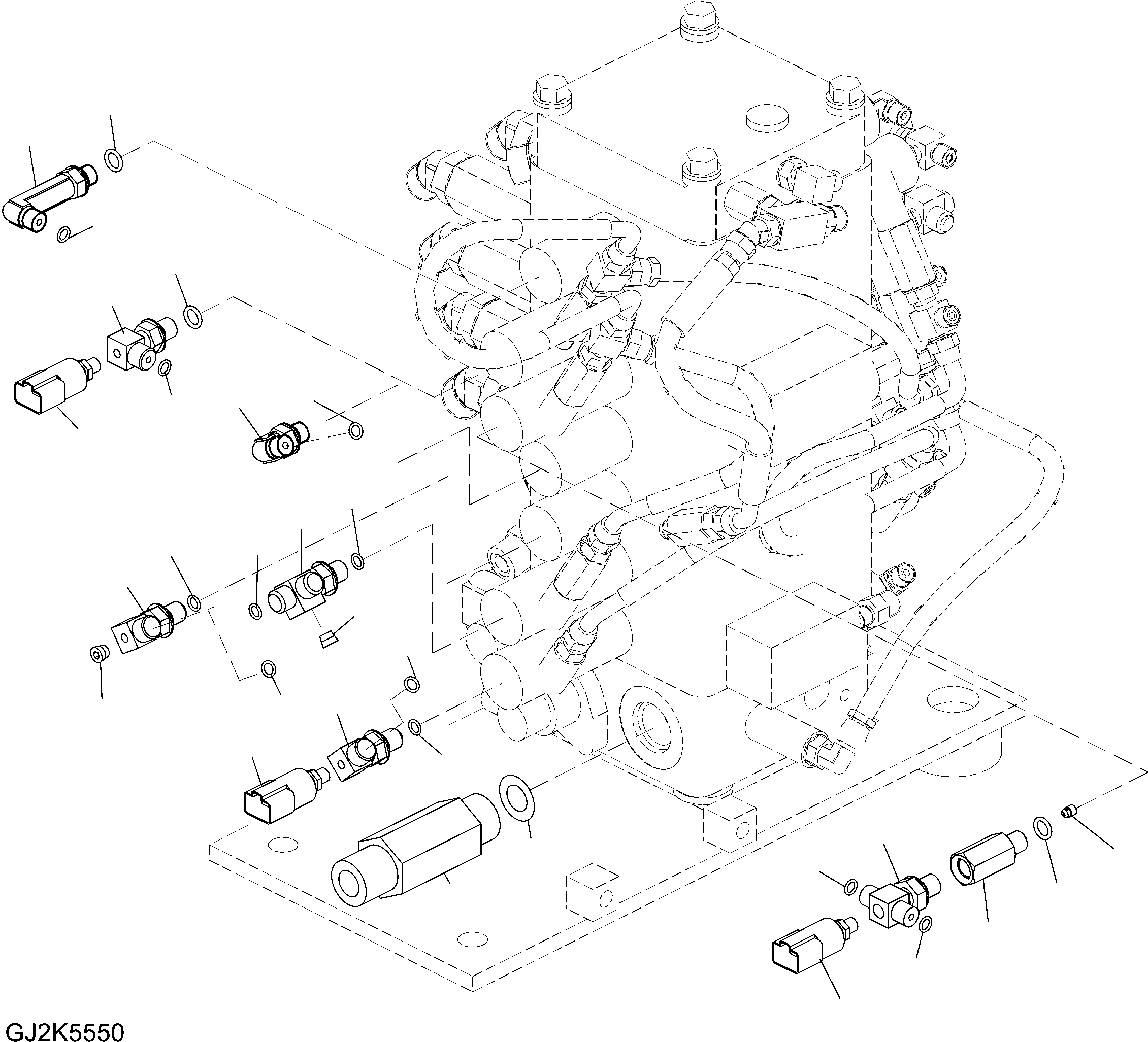 Tee Assembly 20J-60-11280 KOMATSU