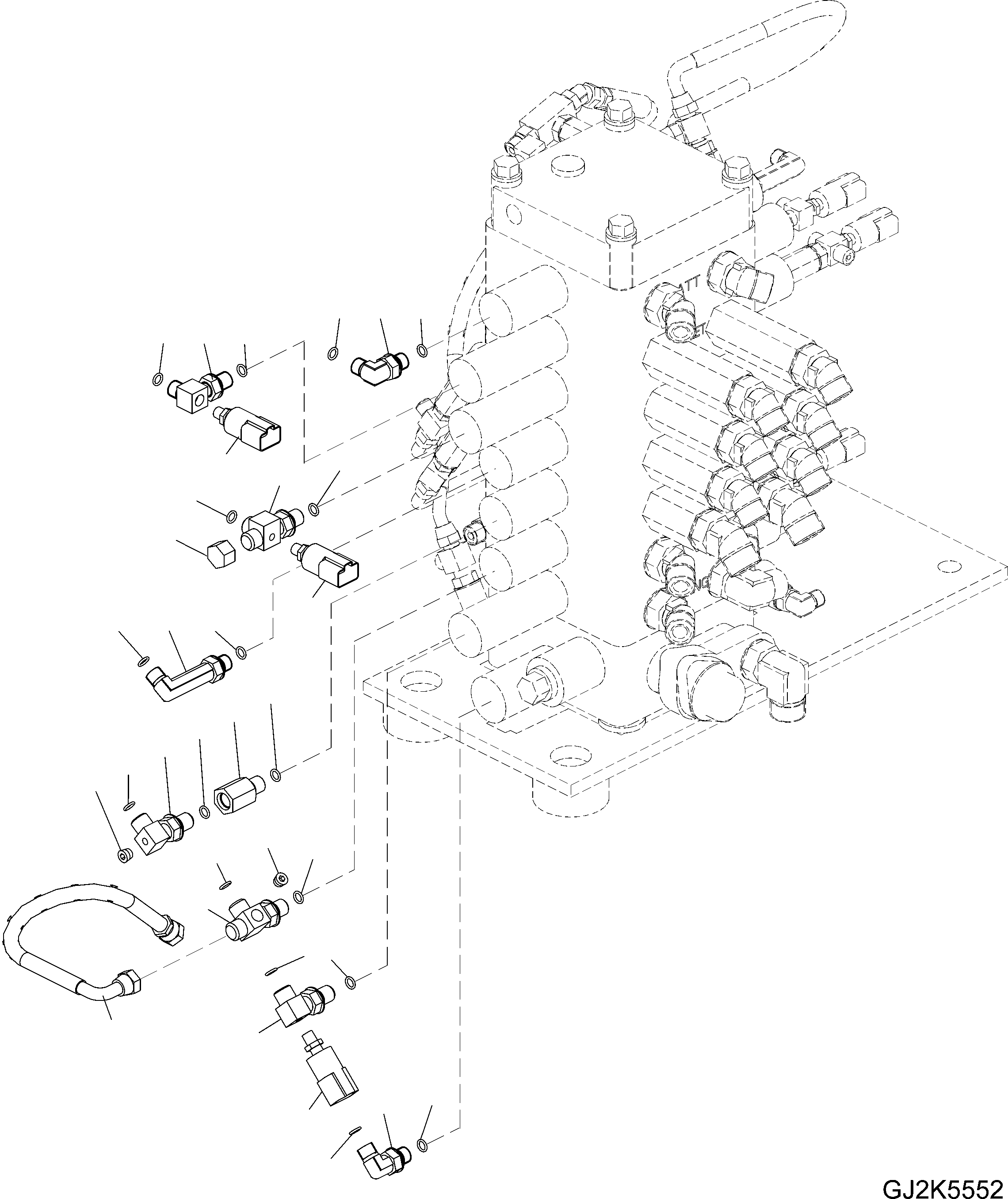 Tee Assembly 20J-60-11290 KOMATSU