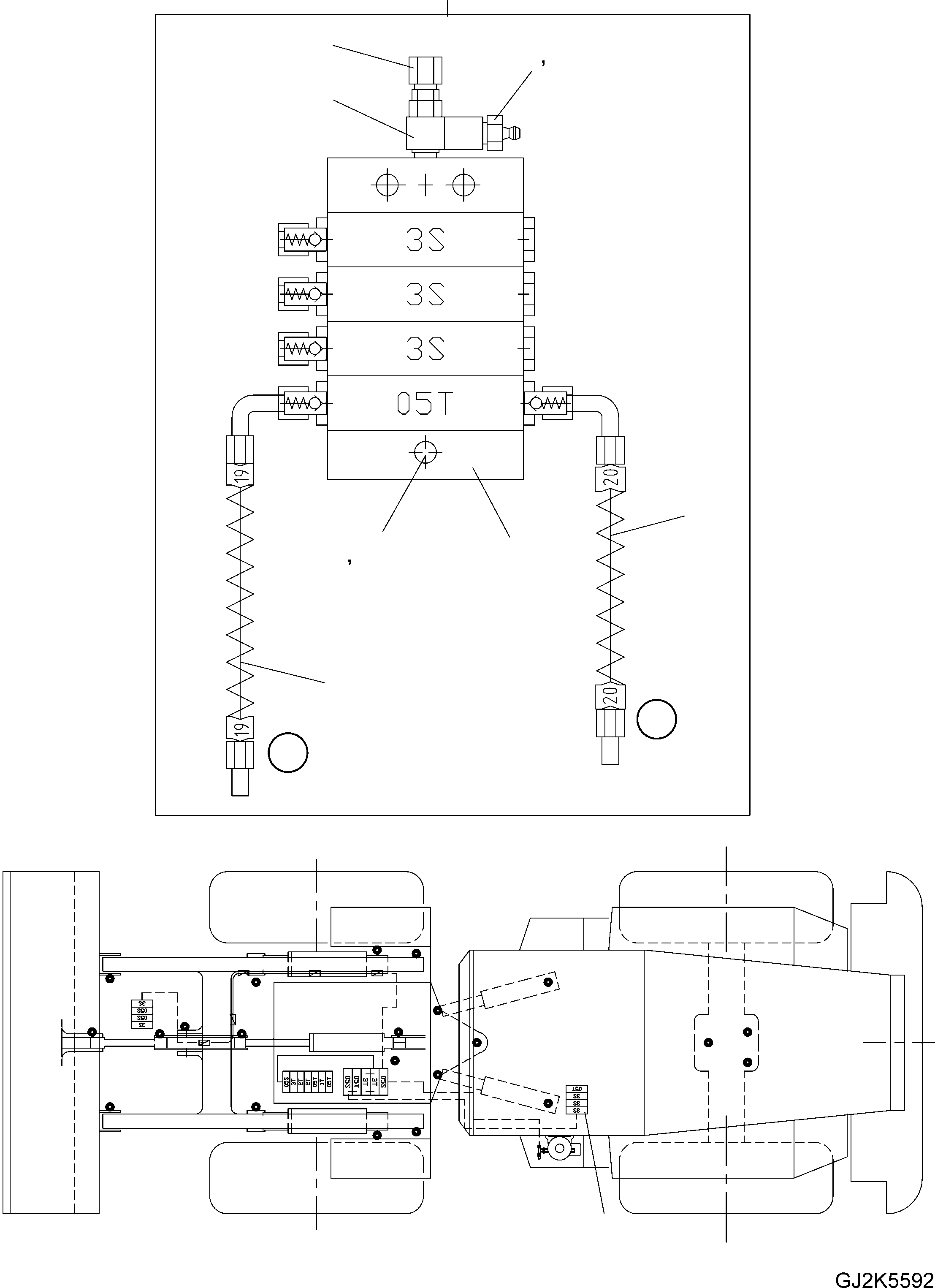 Шланг 424-09-H2010 KOMATSU