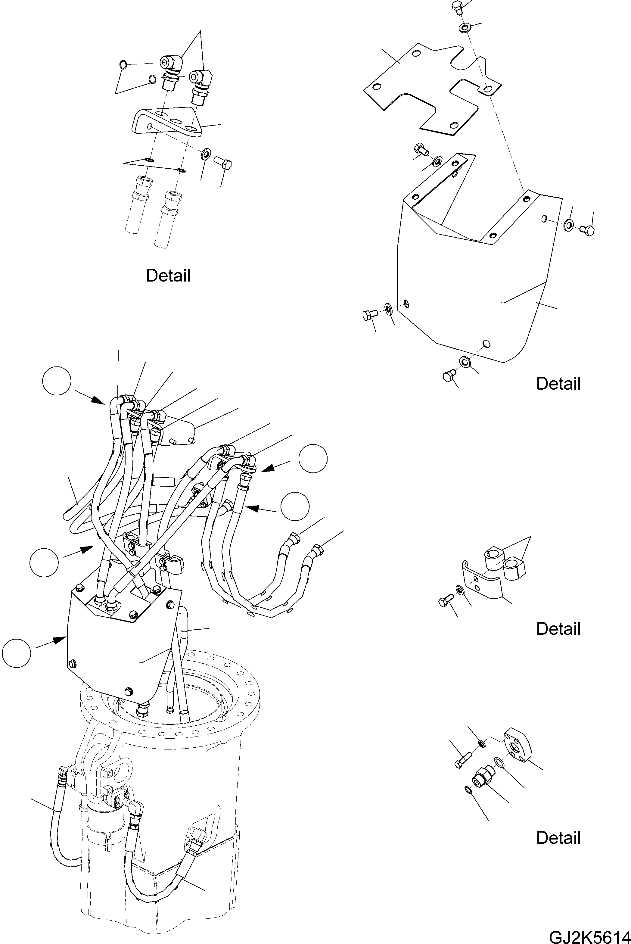 Шланг с торцевым уплотнением 02777-00406 KOMATSU