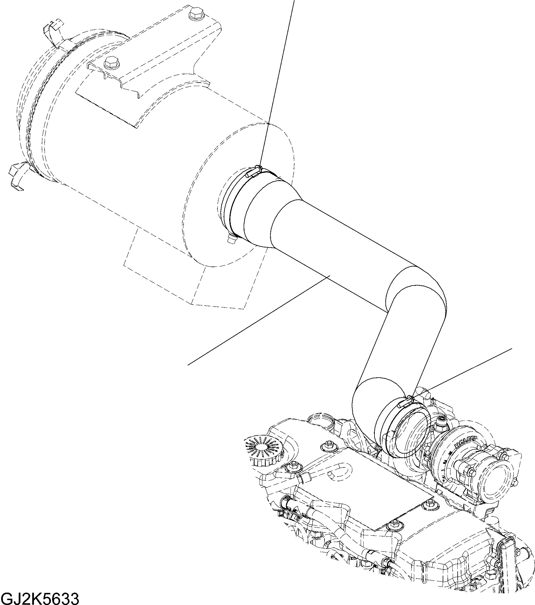 Air Intake Hose 20G-01-31372 KOMATSU