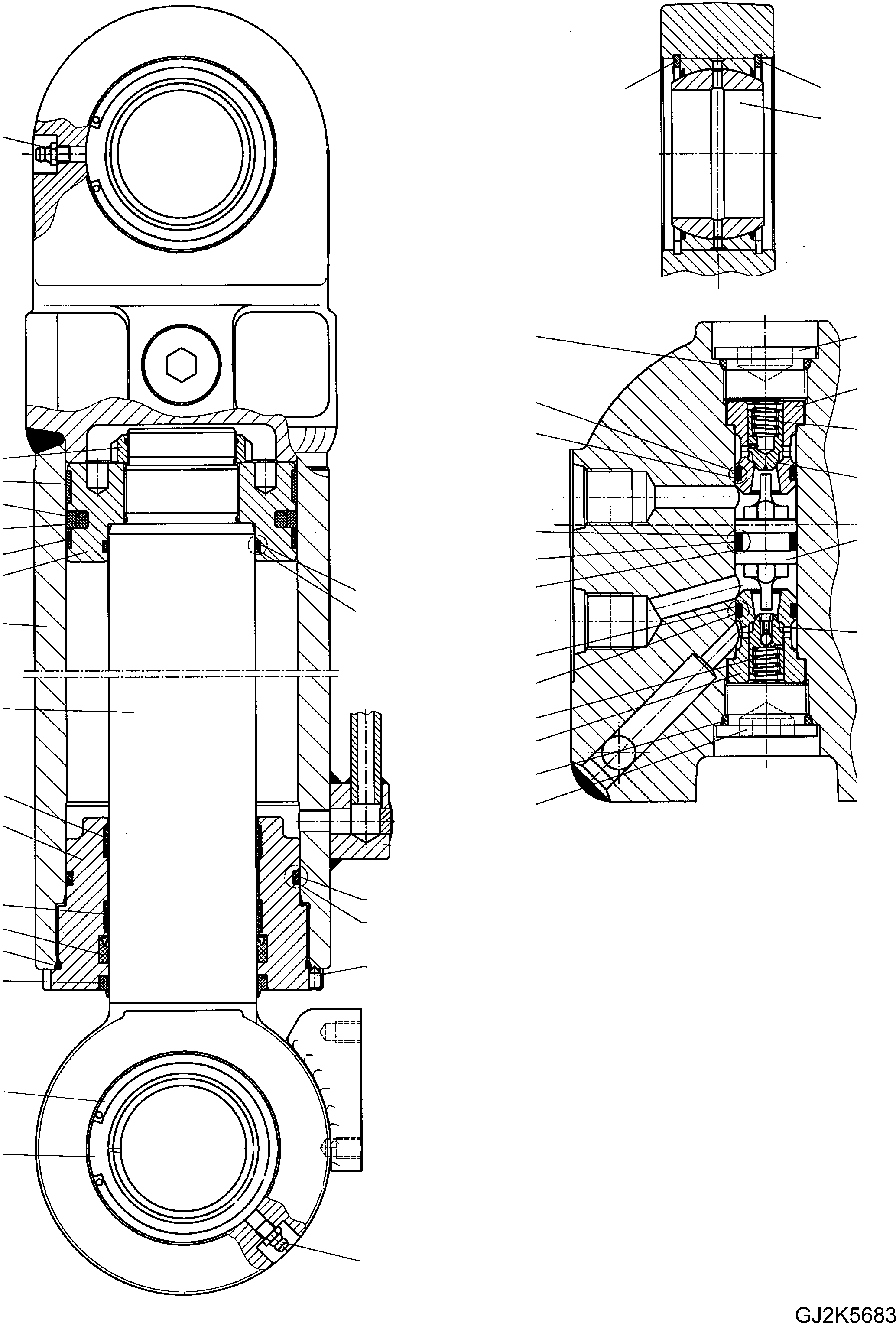 цилиндр в сборе 20G-61-31130 KOMATSU