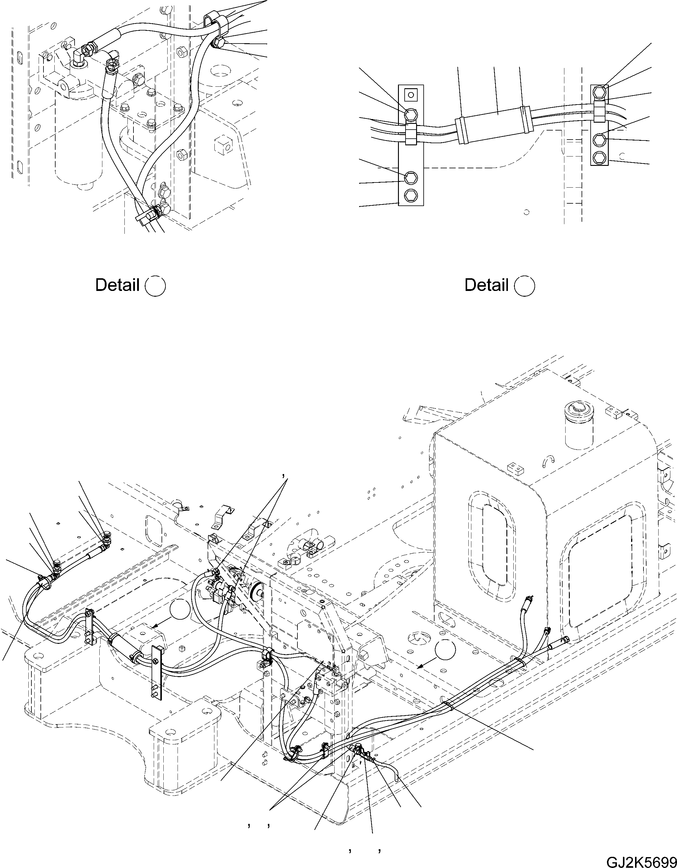 Шланг 20E-04-31160 KOMATSU