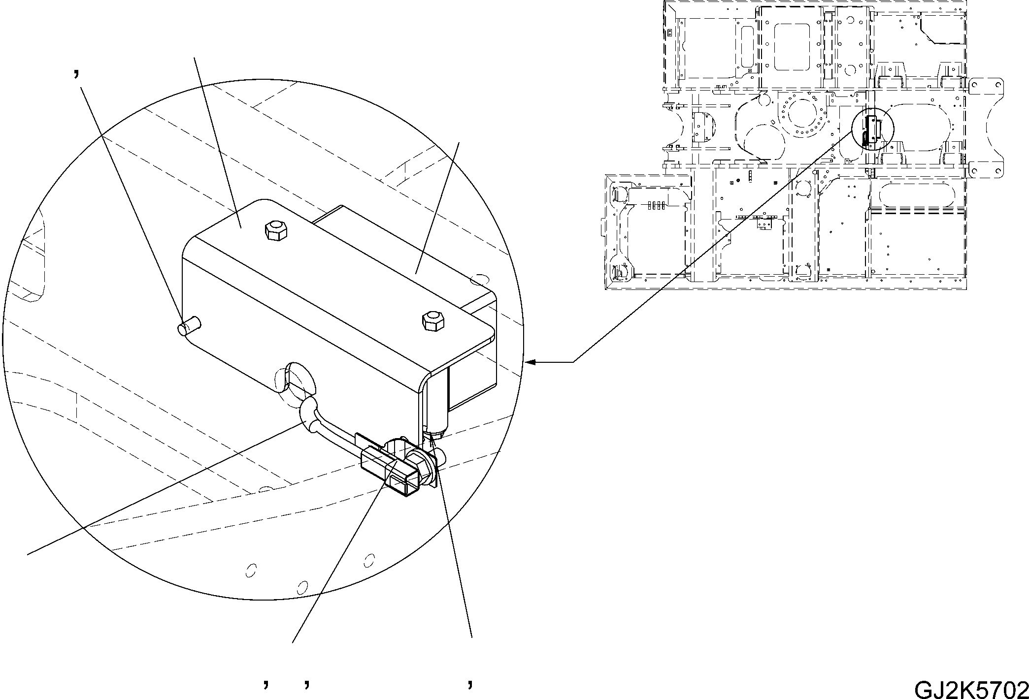 Conduit, Flex 08017-80701 KOMATSU