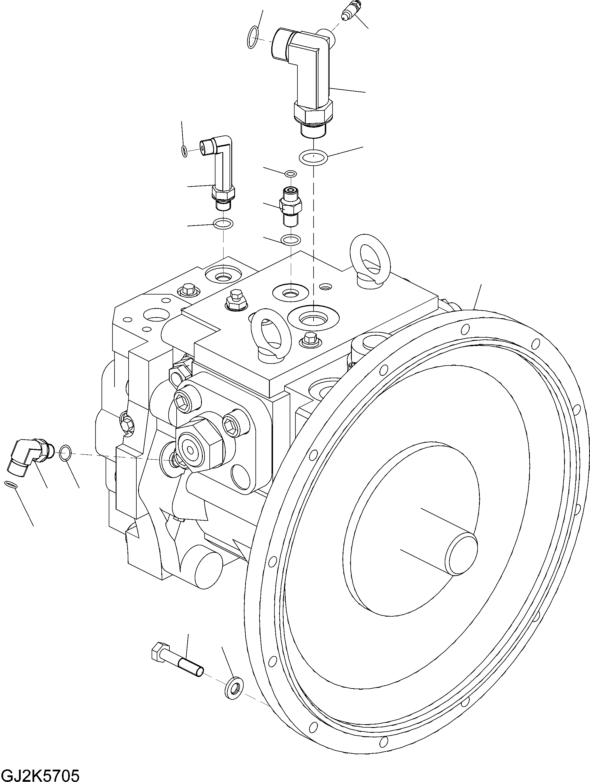 Угольник 20J-62-12910 KOMATSU