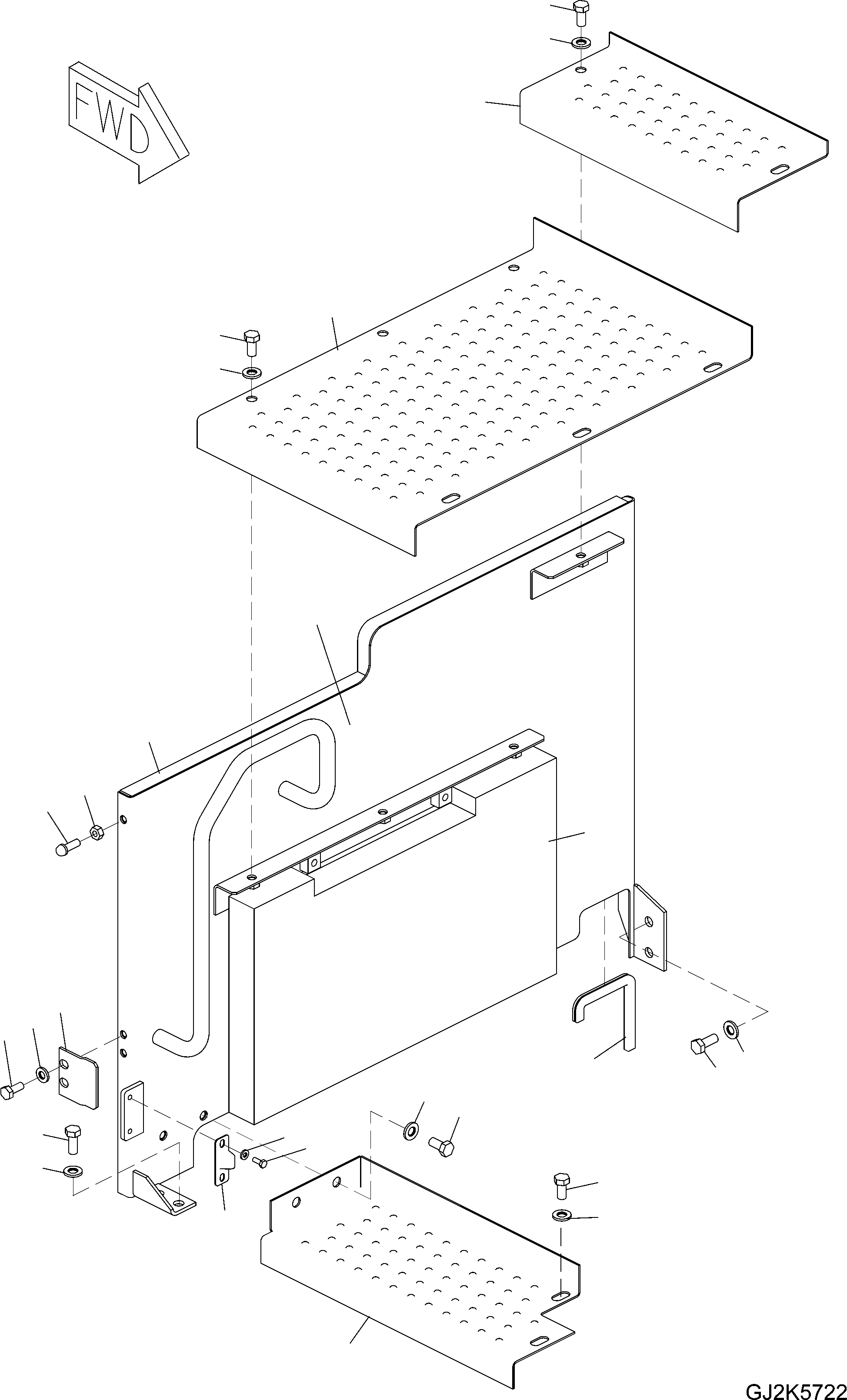 WALKWAY 20G-54-32430 KOMATSU