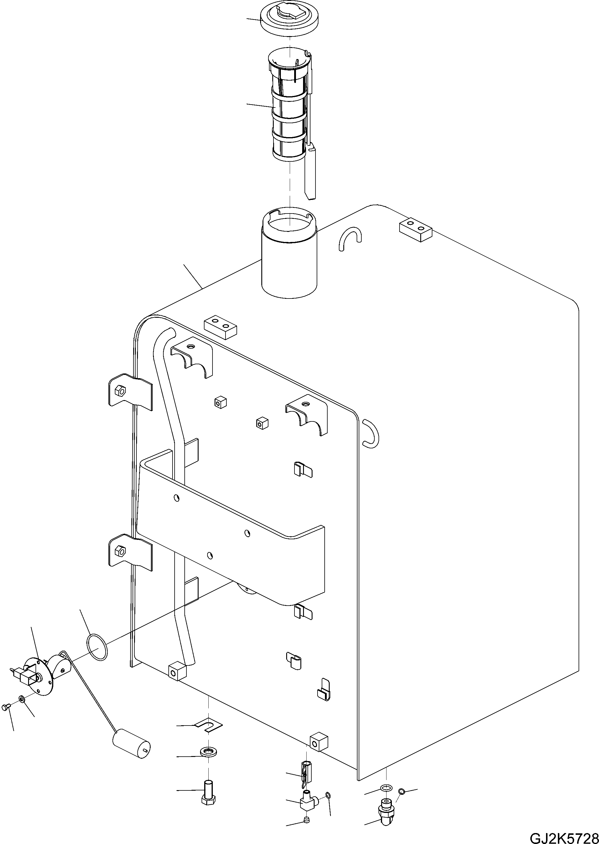 FUEL TANK ASSEMBLY 20G-04-31292 KOMATSU