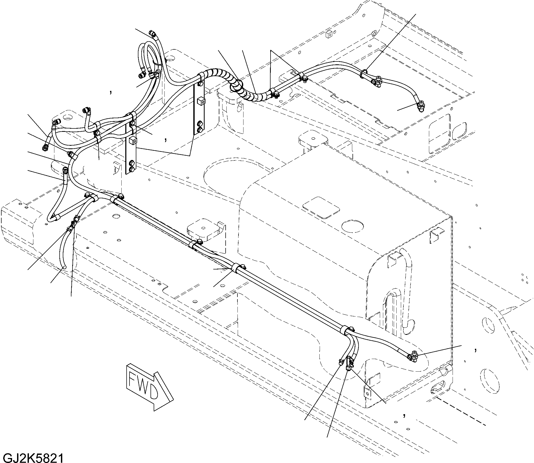 Шланг 20K-04-31210 KOMATSU