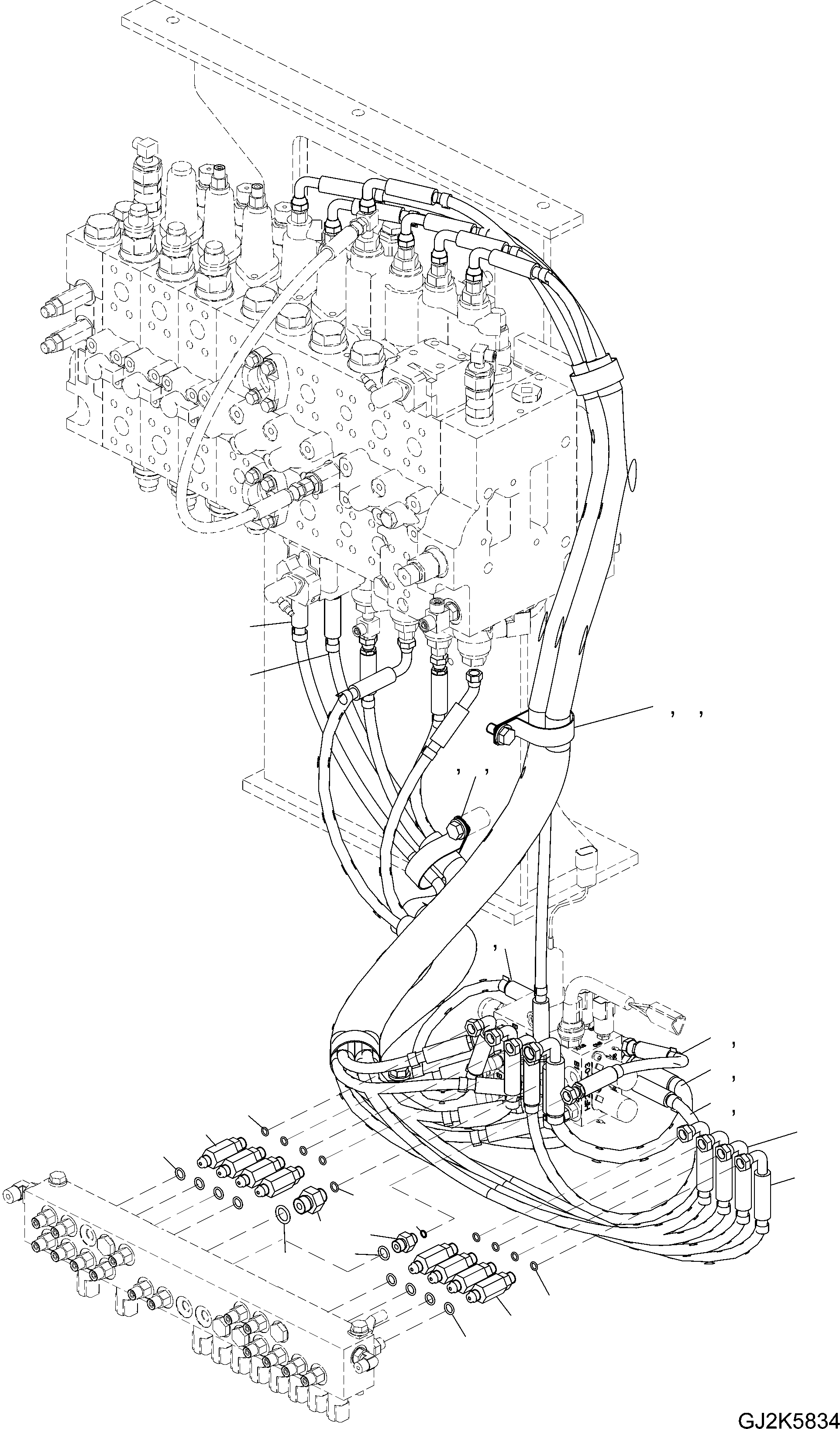 Шланг в сборе 20K-62-38280 KOMATSU