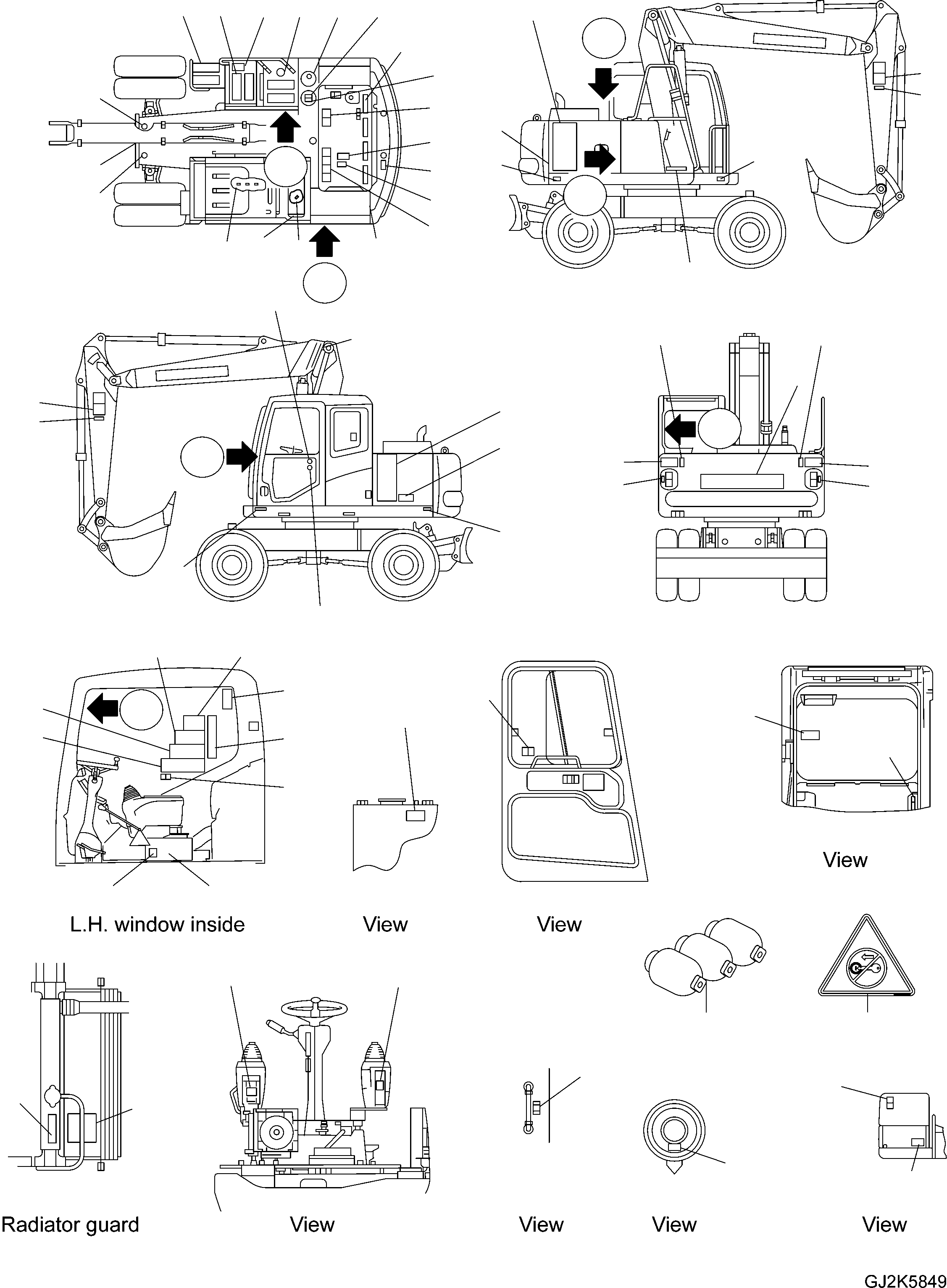 Plate, Notice, Fuel Prefilter, Prefilter Caution 418-93-42540 KOMATSU