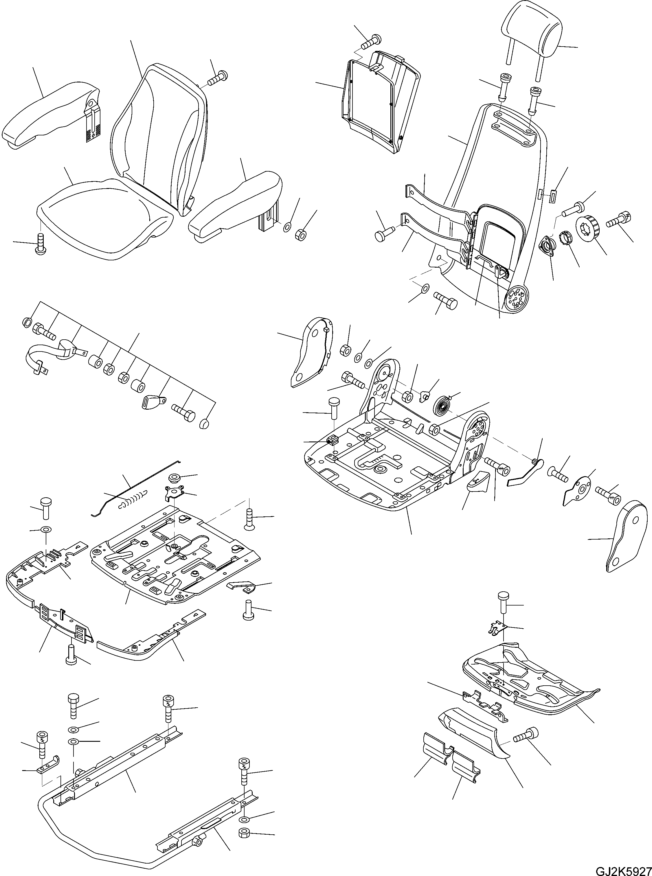 ARM REST RHS 20K-57-33360 KOMATSU