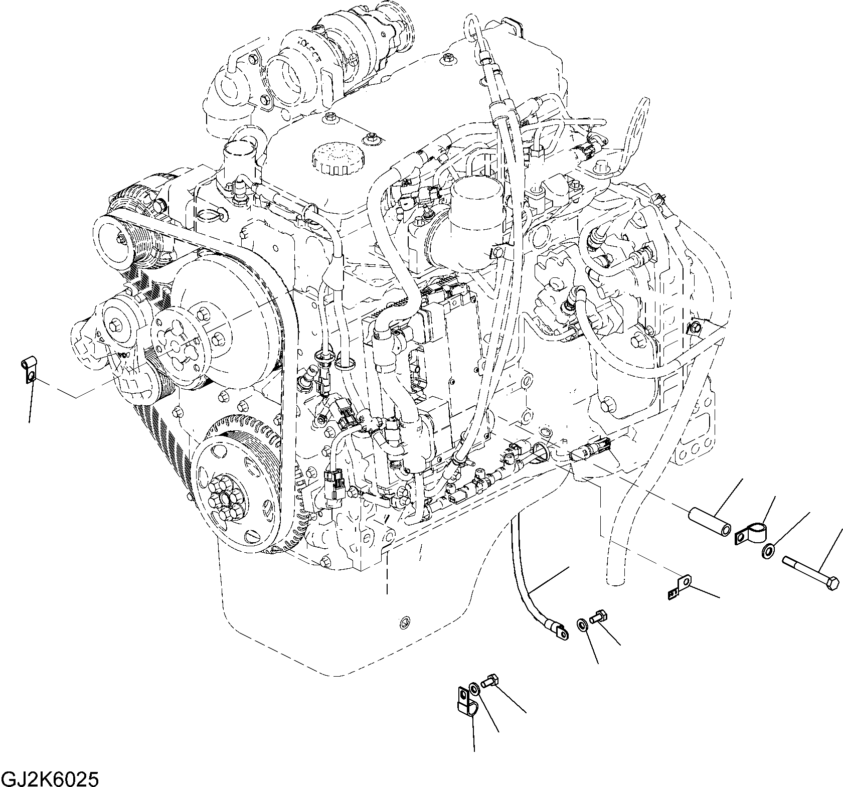 Кабель 08028-42035 KOMATSU