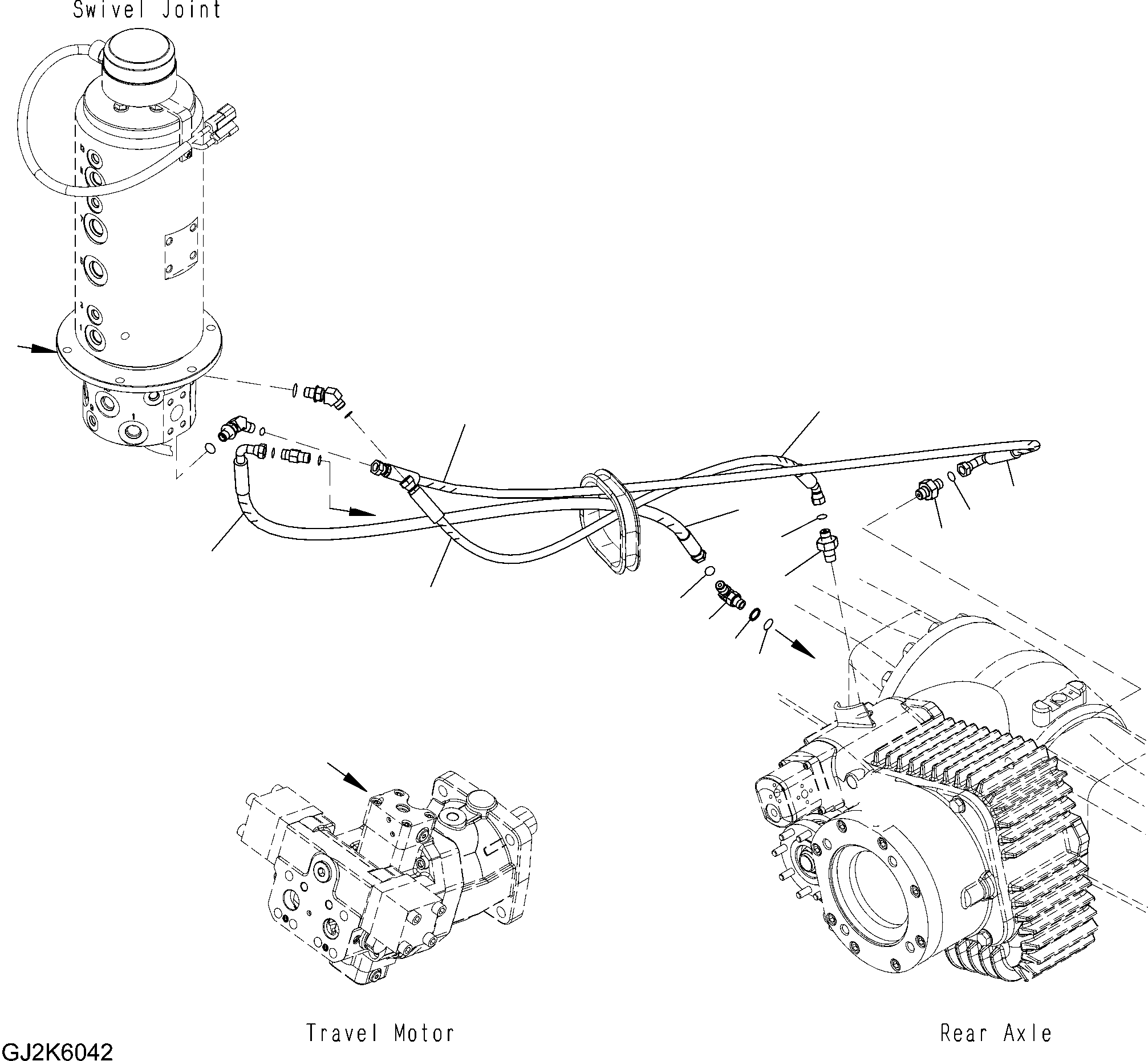 Шланг 02767-00211 KOMATSU